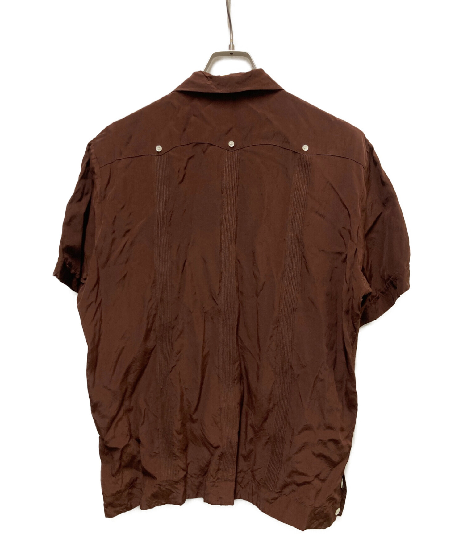 中古・古着通販】WACKO MARIA (ワコマリア) CUBA SHIRT S/S ブラウン