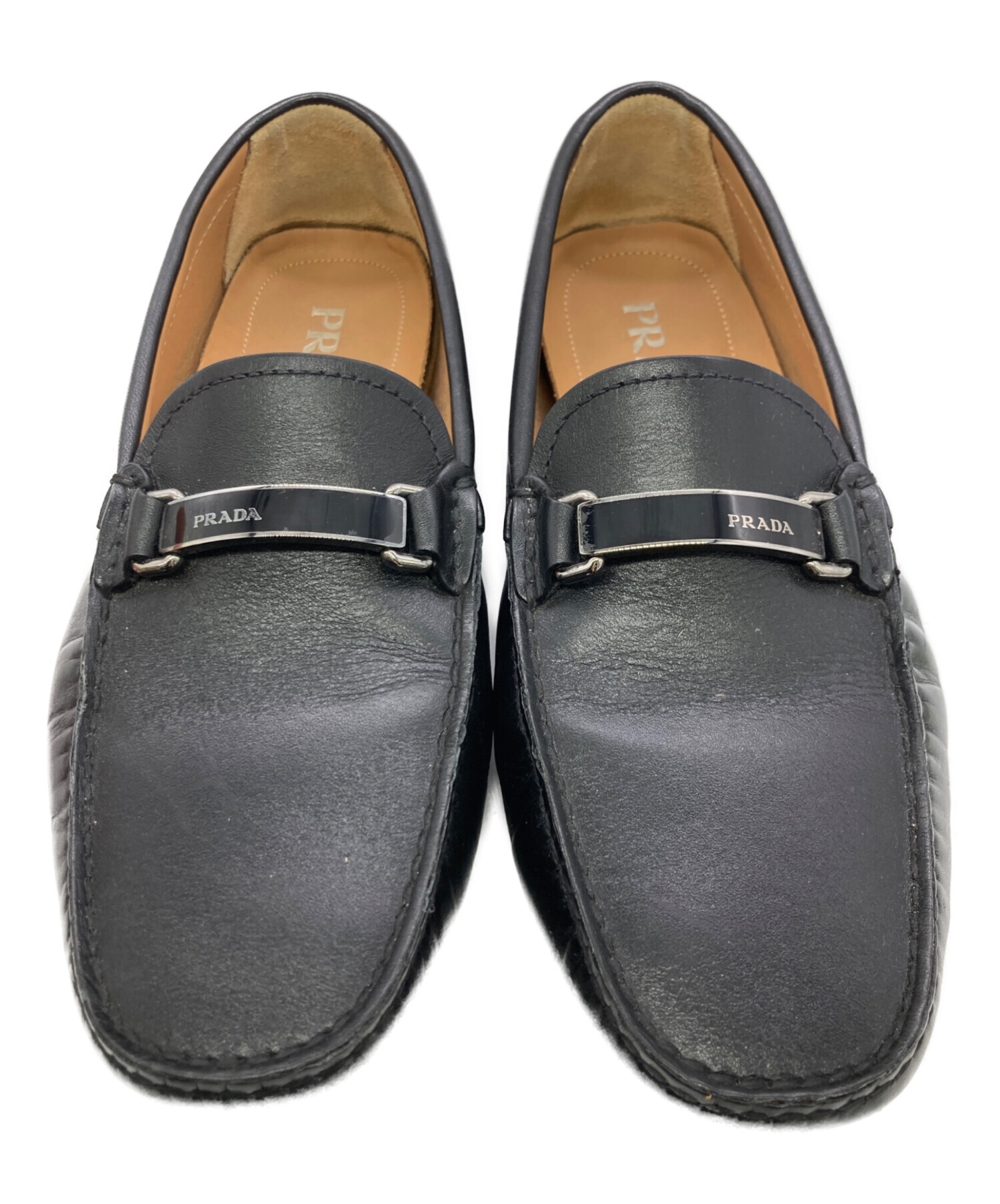 中古・古着通販】PRADA (プラダ) ドライビングシューズ ブラック