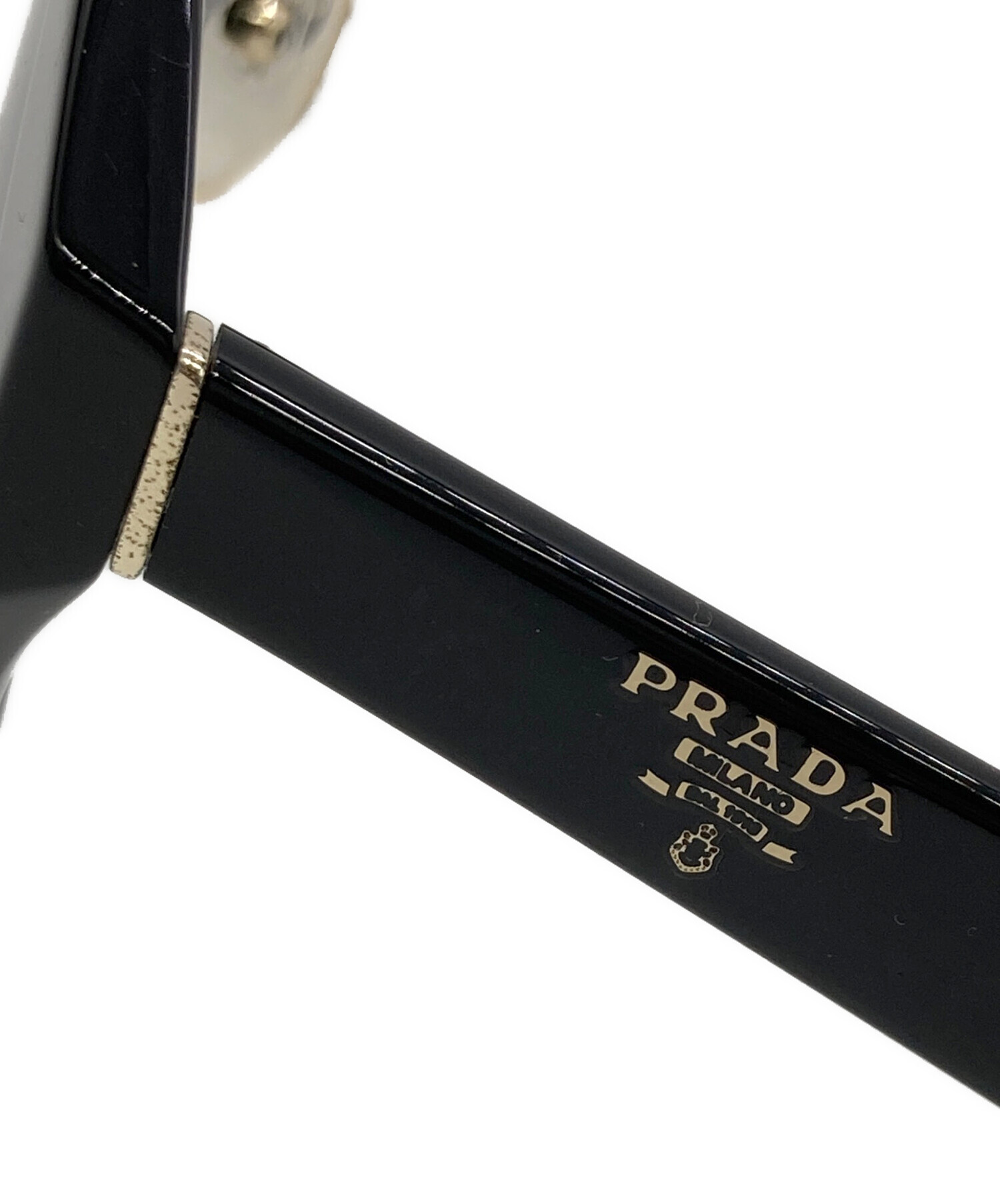中古・古着通販】PRADA (プラダ) サングラス ブラック サイズ:55-23