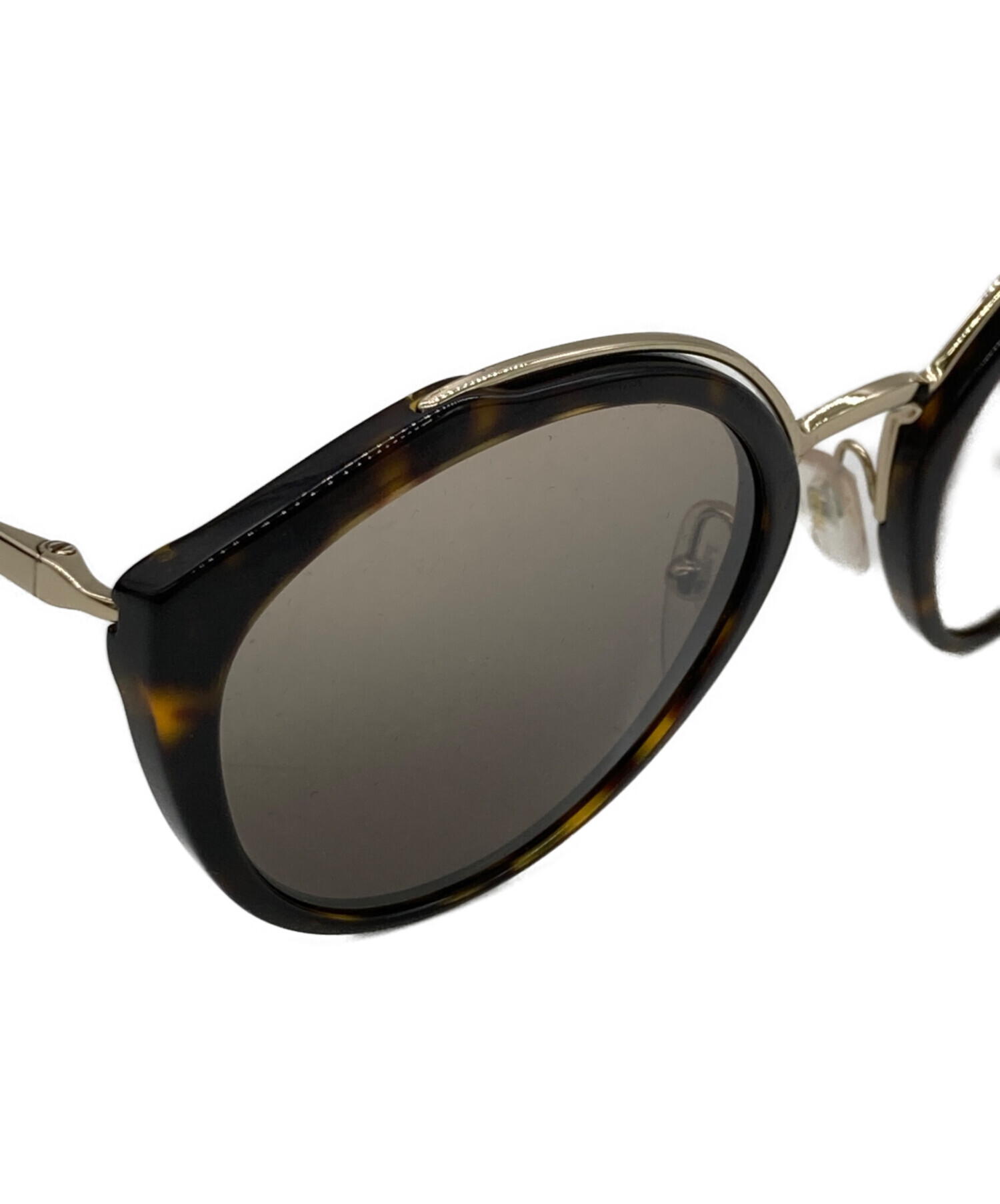 中古・古着通販】PRADA (プラダ) キャットアイサングラス ブラウン