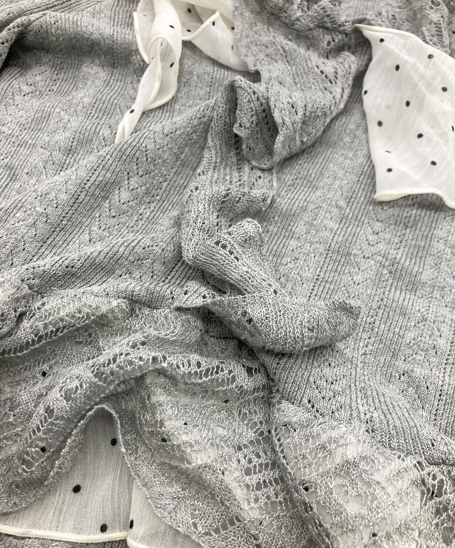 中古・古着通販】Lily Brown (リリーブラウン) ボリュームフリルニット