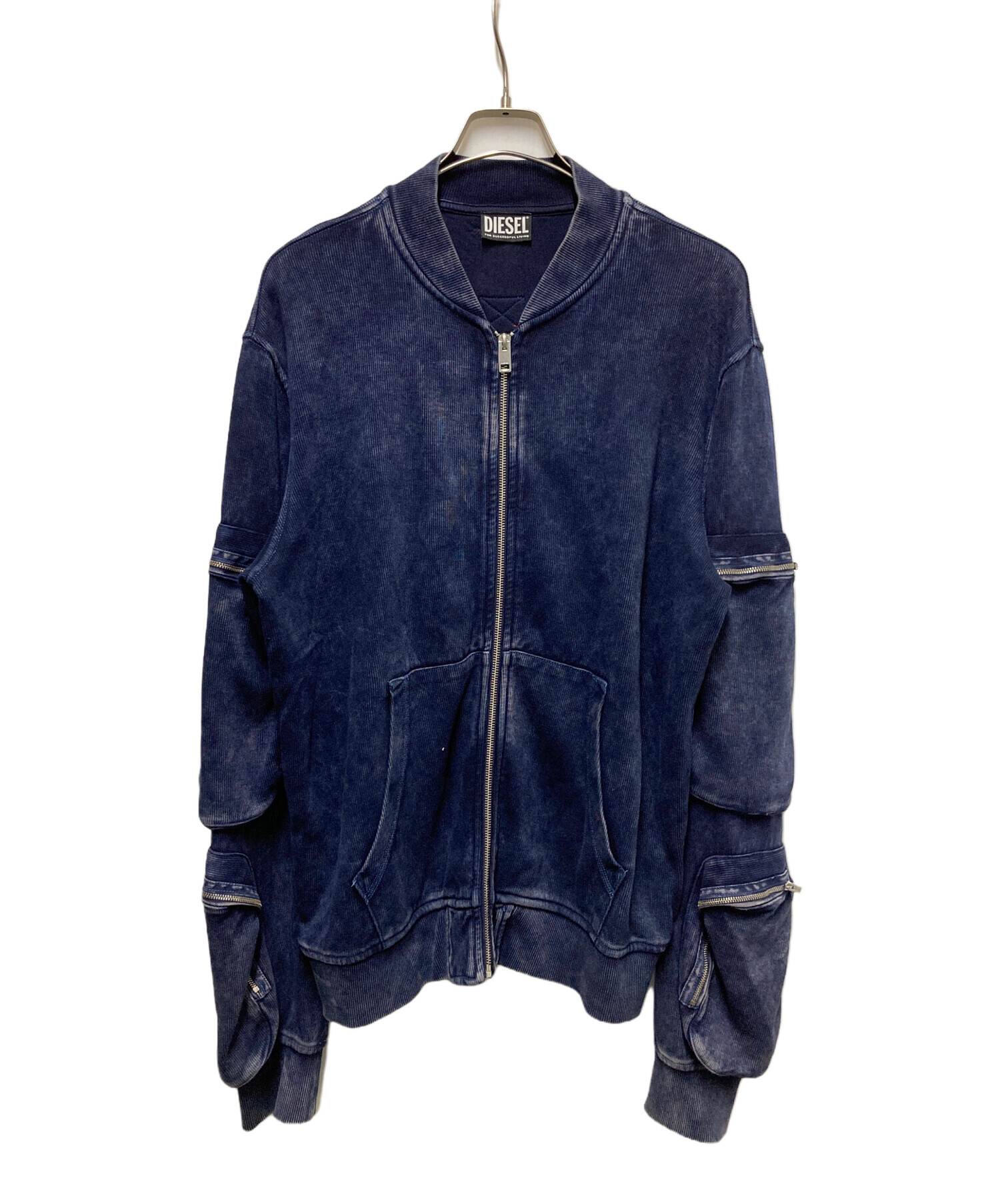 中古・古着通販】DIESEL (ディーゼル) S-GINNET リブジップアップ