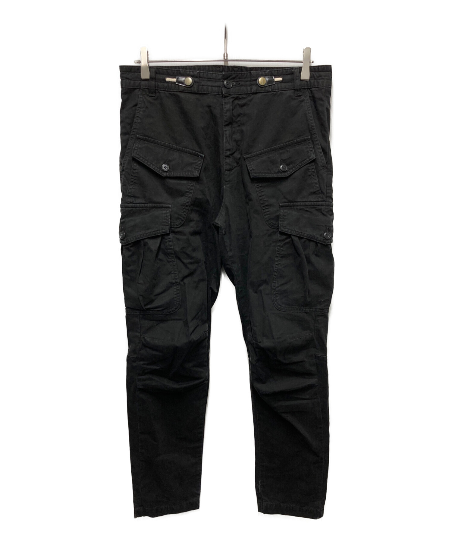 diesel 完売品 カーゴパンツ 中古・古着通販】DIESEL (ディーゼル) P-JOFFEカーゴパンツ ブラック