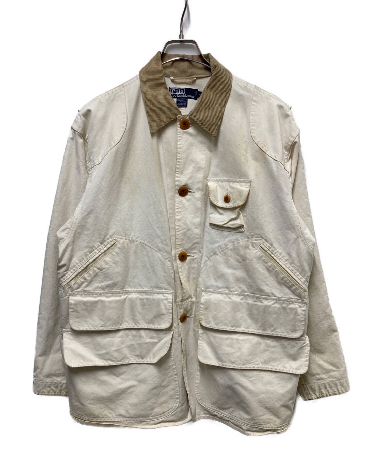 【美品】ラルフローレン ハンティングジャケット S TALON 襟コーデュロイ 中古・古着通販】POLO RALPH LAUREN (ポロ・ラルフローレン