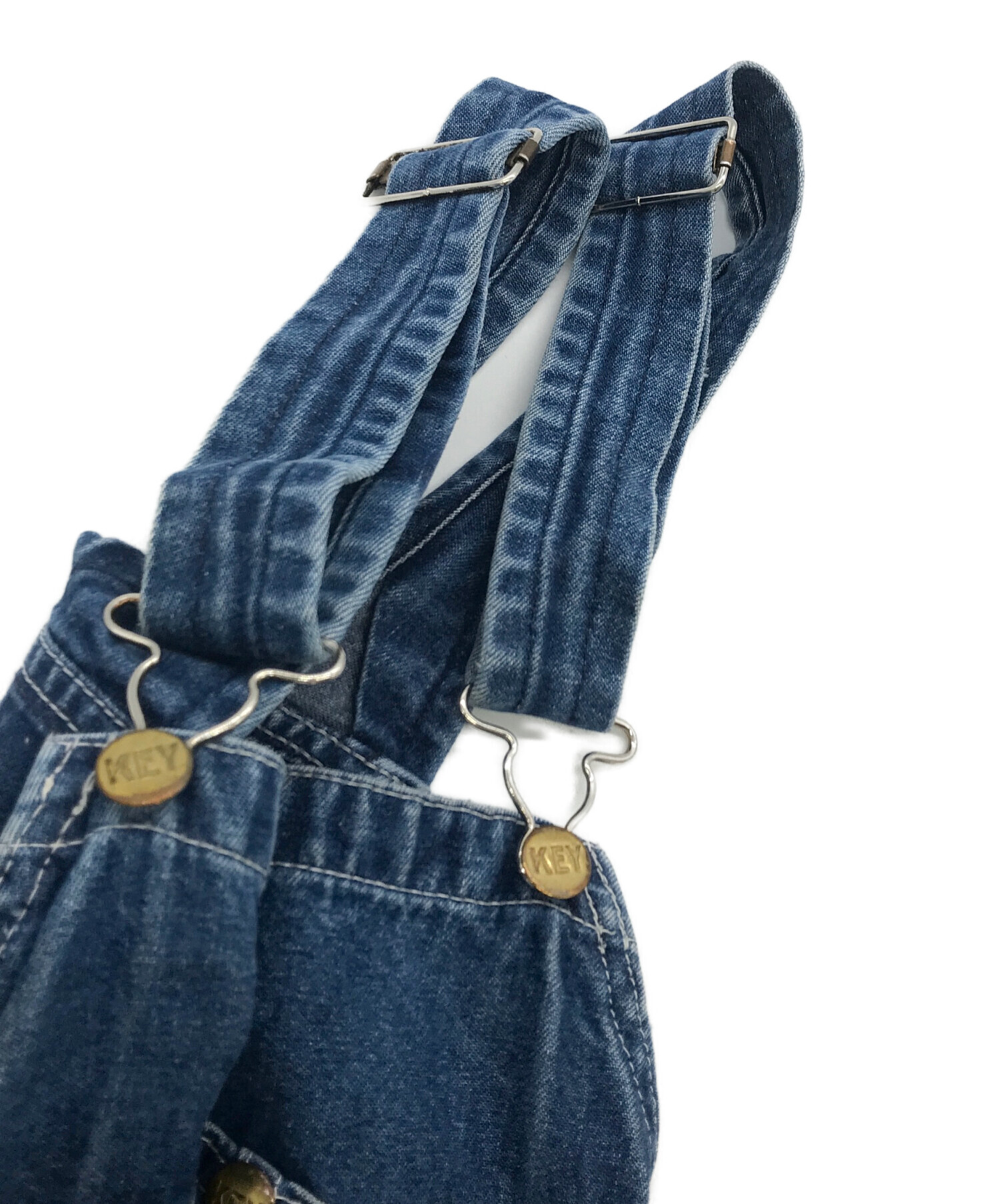 中古・古着通販】KEY (キー) 70s‐80s デニムオーバーオール インディゴ