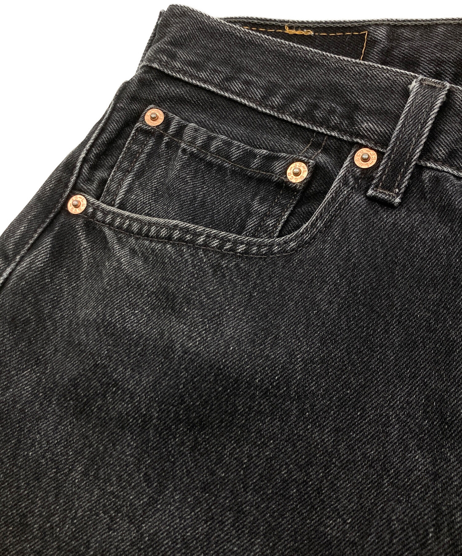 中古・古着通販】LEVI'S (リーバイス) 90s 501ブラックデニムパンツ
