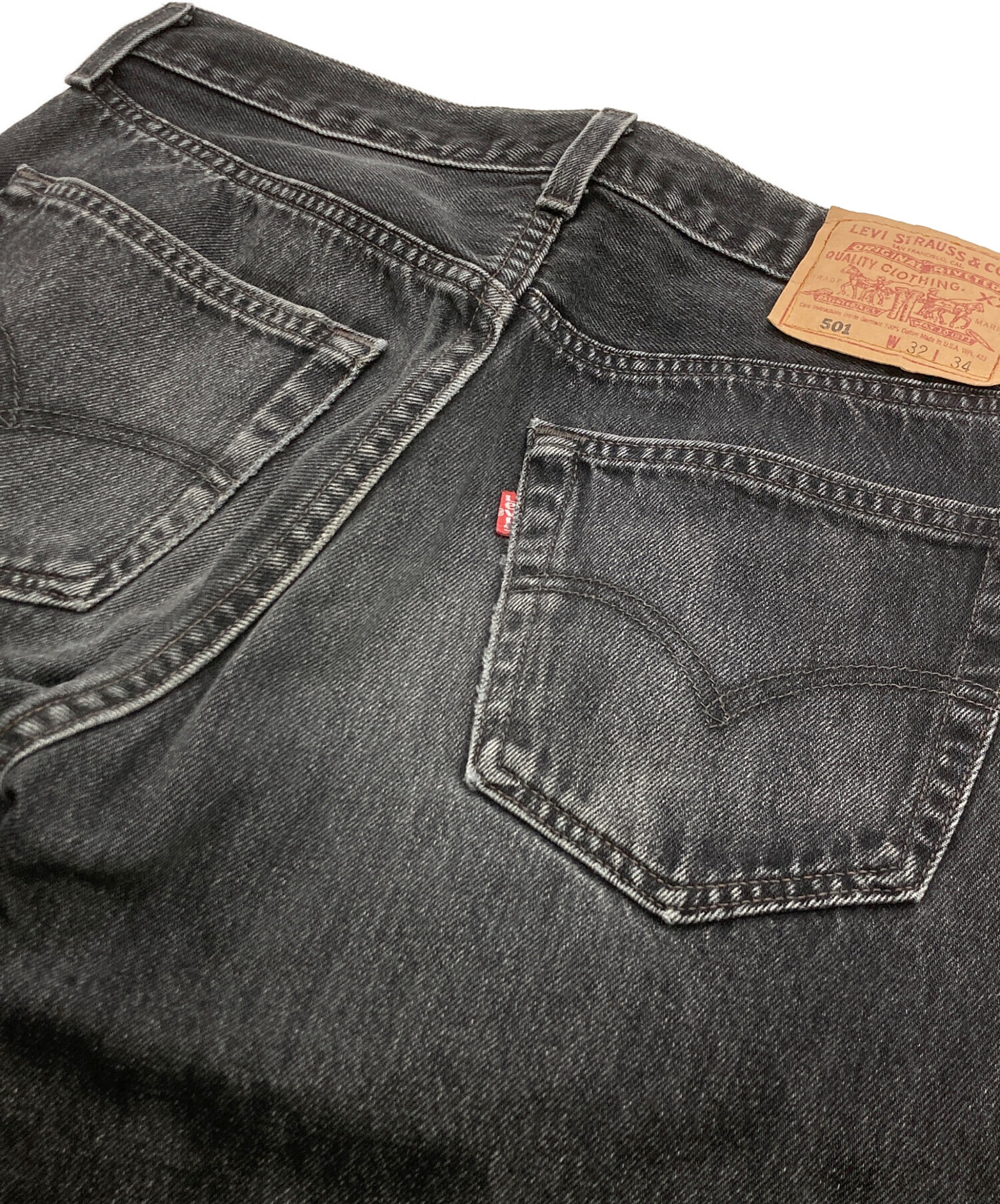 中古・古着通販】LEVI'S (リーバイス) 90s 501ブラックデニムパンツ