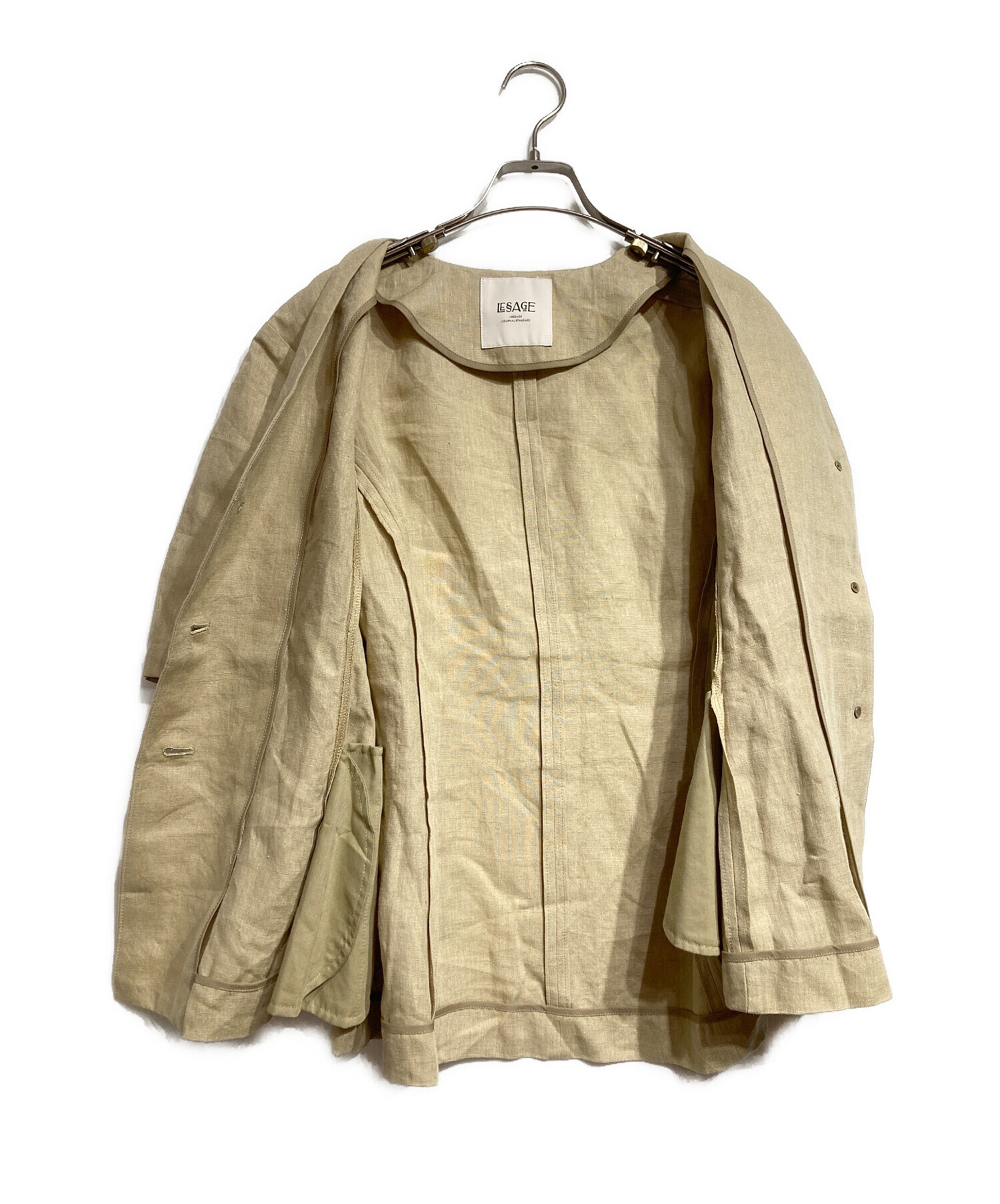 中古・古着通販】LESSAGE (レサージュ) リネンキャンバスフレア