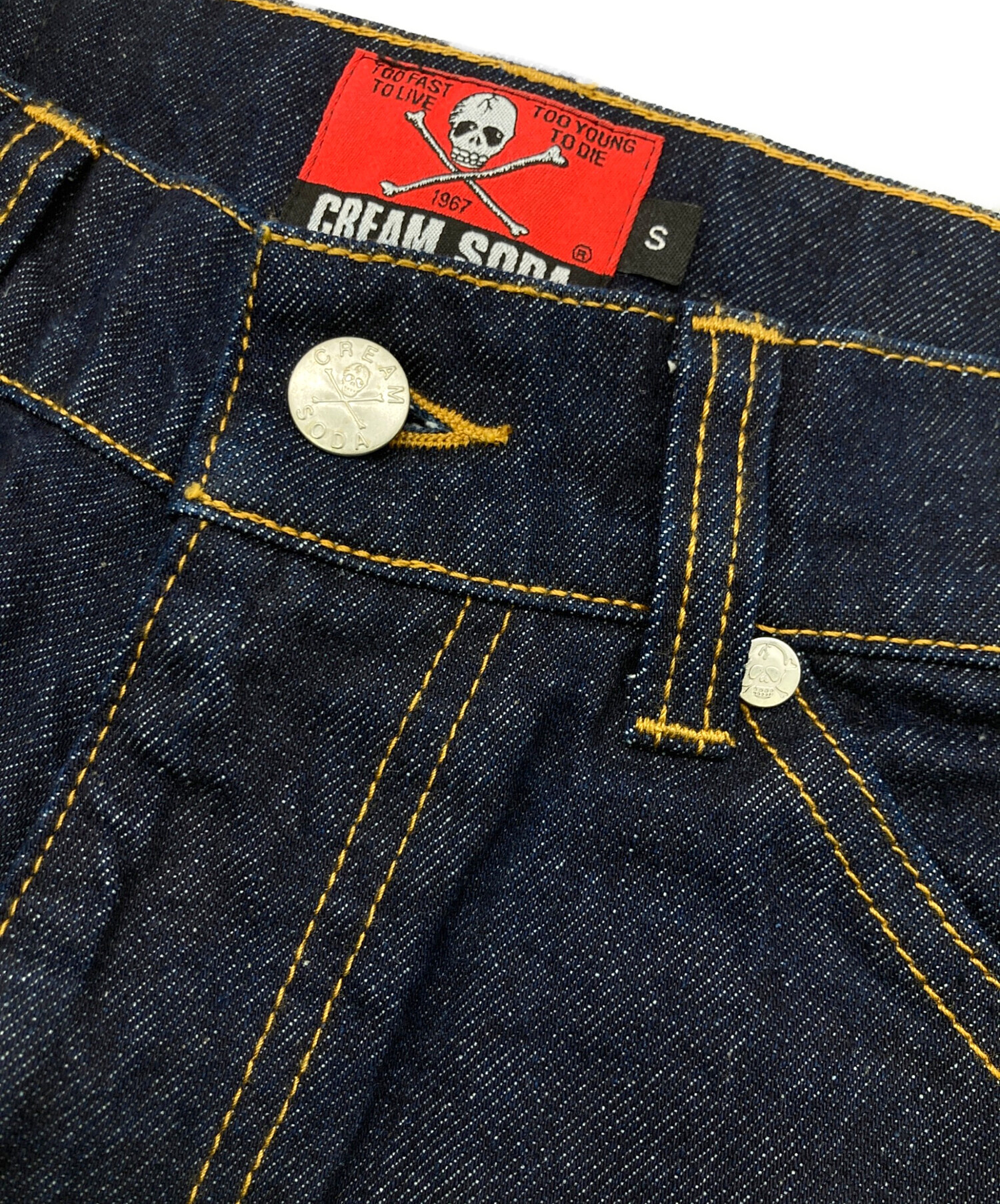 中古・古着通販】CREAM SODA (クリームソーダ) CS DENIM PANTS
