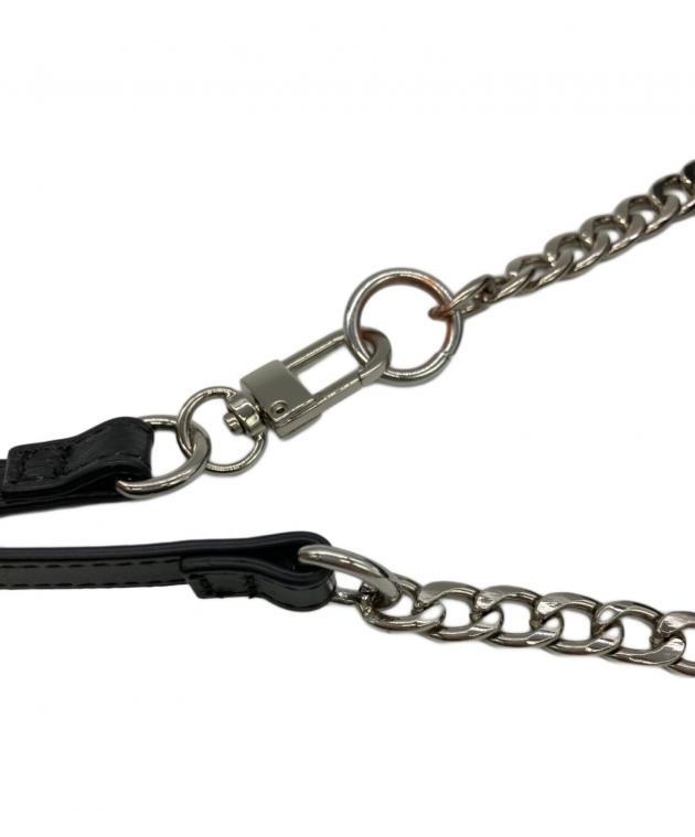 中古・古着通販】YENN (イエン) CHAIN BELT POUCH ブラック｜ブランド