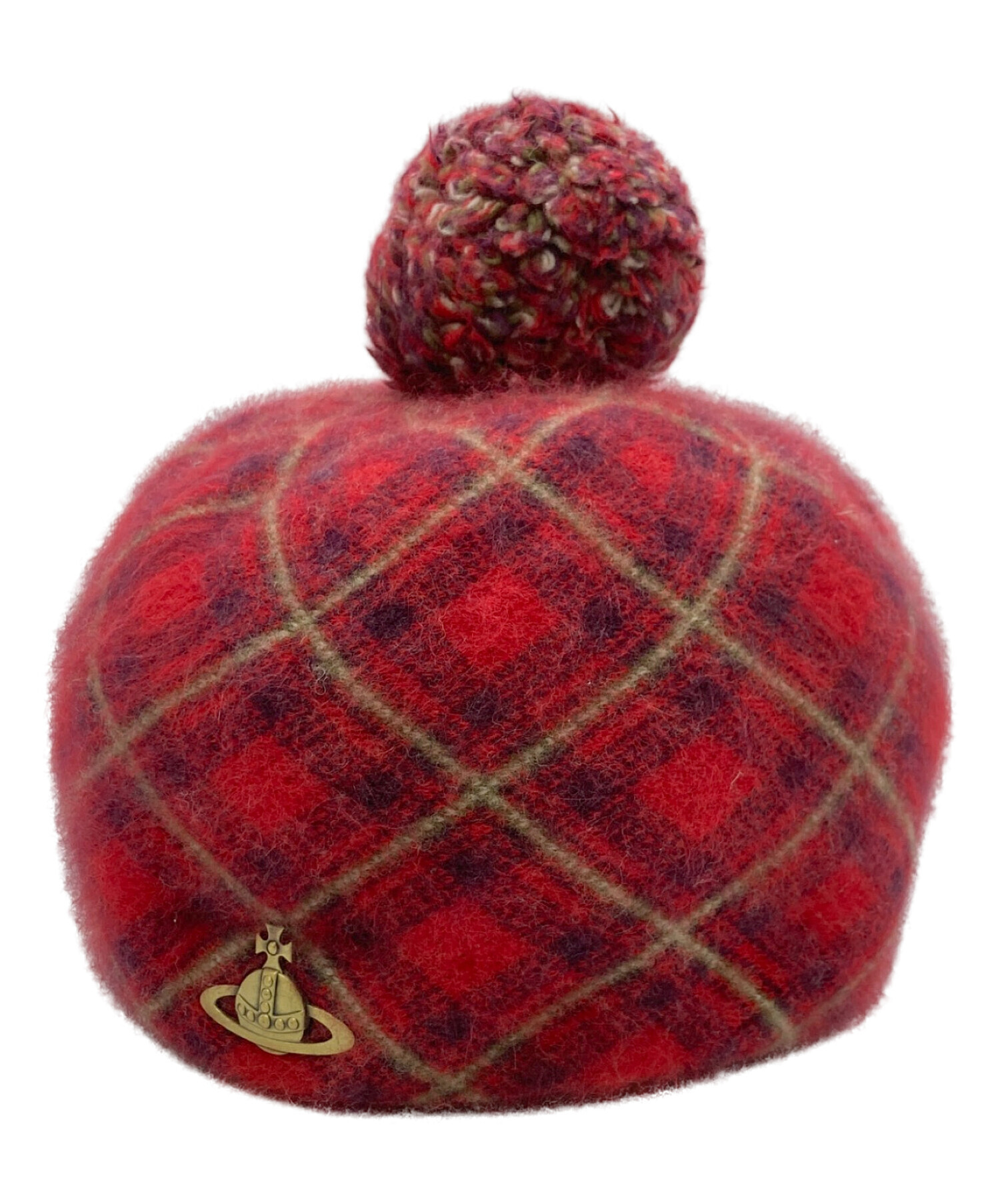 vivienne westwood アンゴラニット帽 中古・古着通販】Vivienne Westwood (ヴィヴィアンウエストウッド