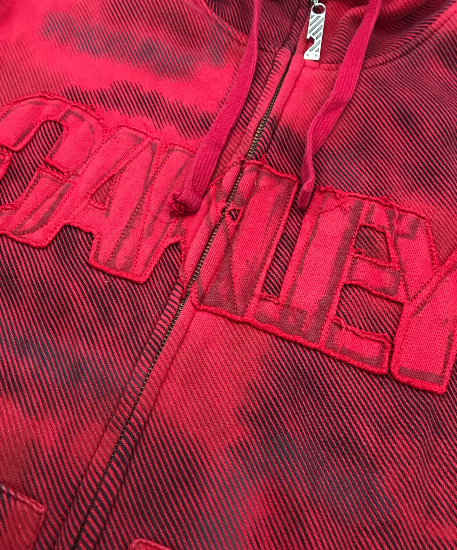 中古・古着通販】OAKLEY (オークリー) 00sロゴジップパーカー レッド