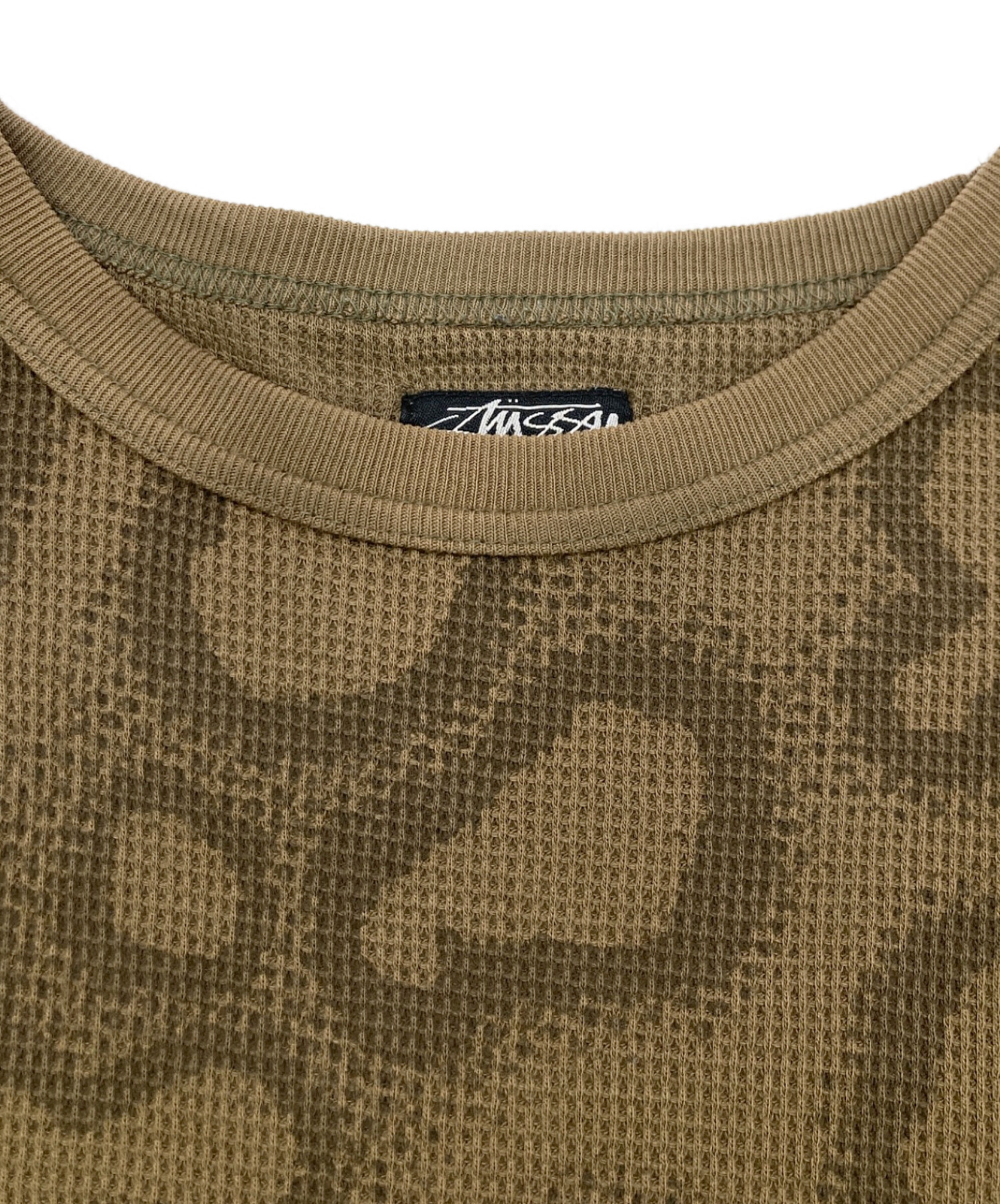 stussy old モノグラム　サーマル 中古・古着通販】stussy (ステューシー) 00sサーマルカットソー