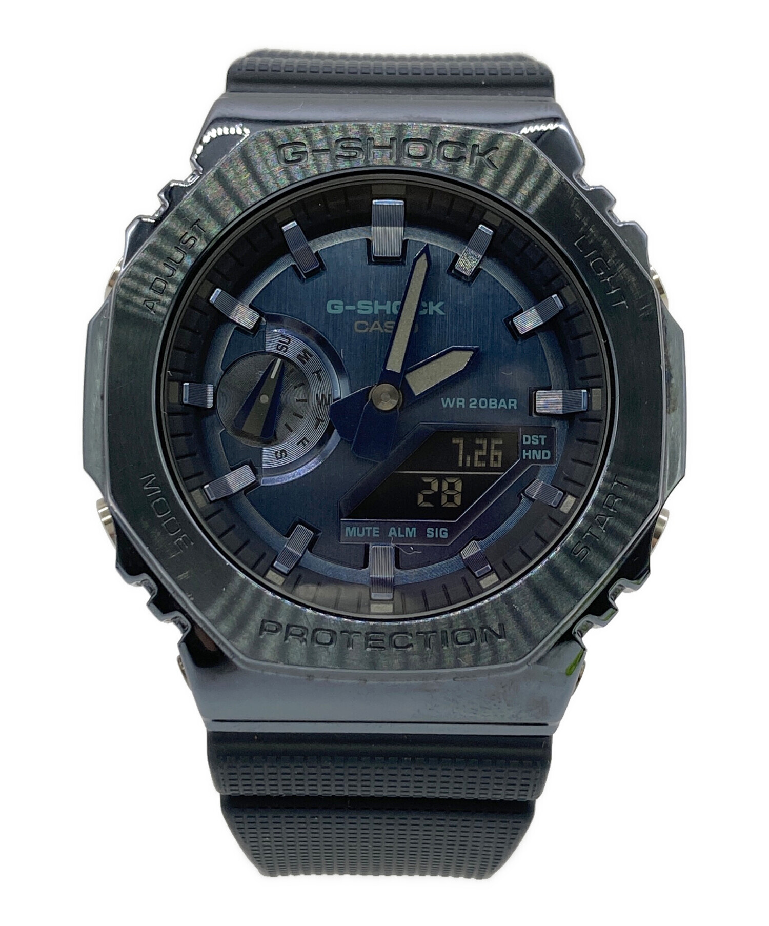 【中古】「非常に良い」CASIO オーディオリモコン RE-21J 中古・古着通販】CASIO (カシオ) リストウォッチ ネイビー サイズ:Free