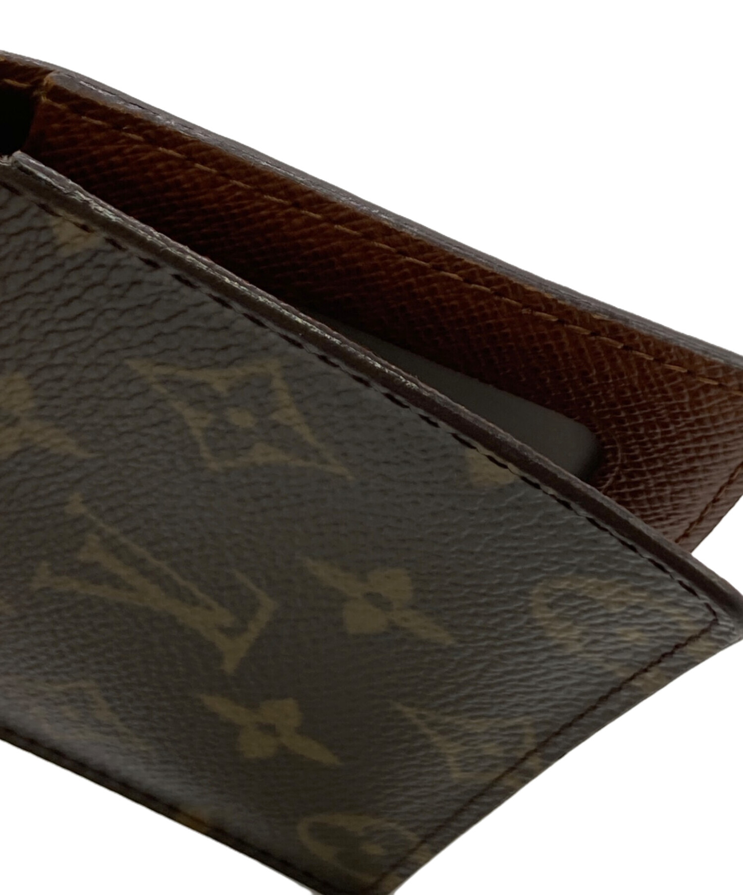 中古・古着通販】LOUIS VUITTON (ルイ ヴィトン) パスケース ブラウン
