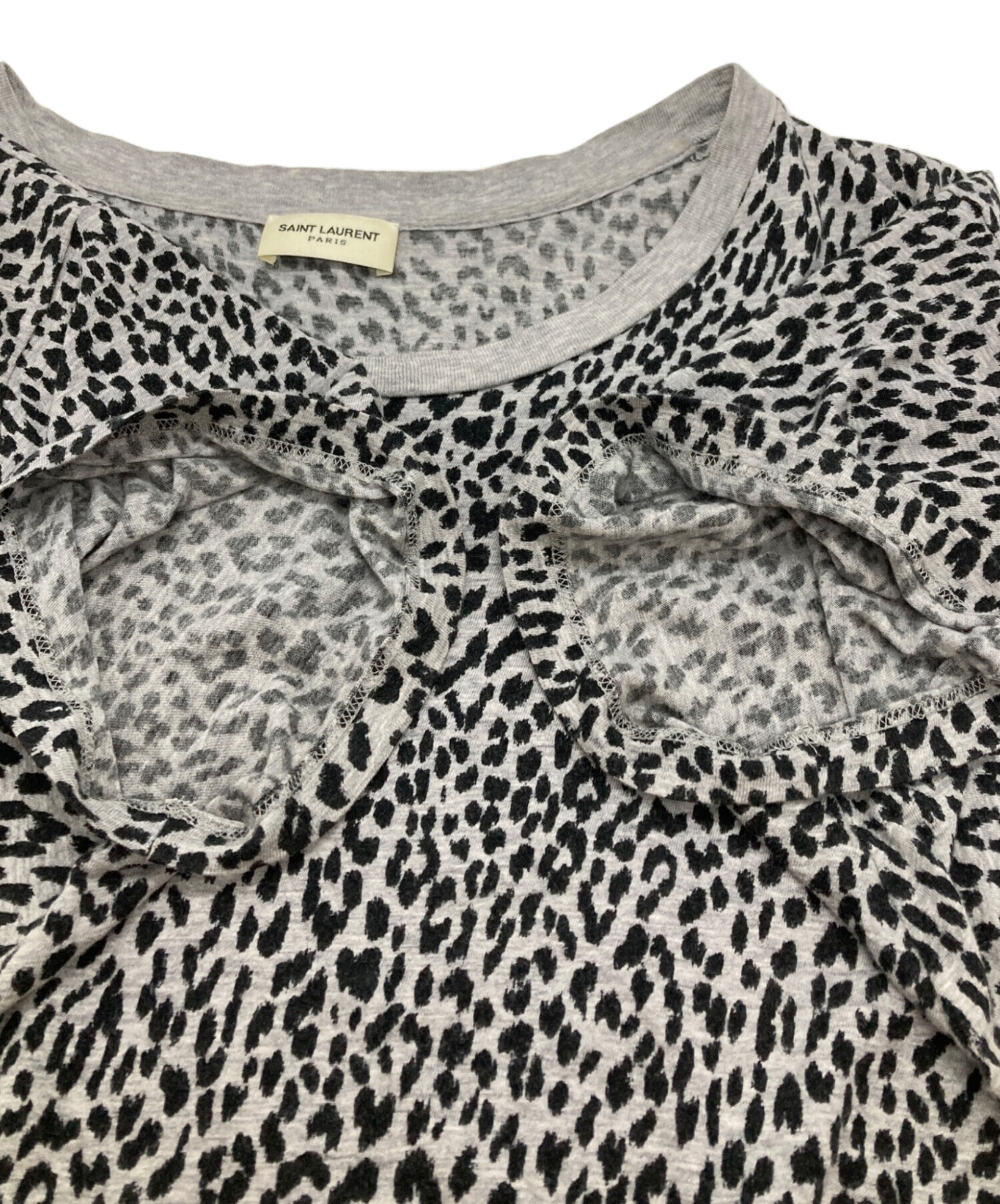 中古・古着通販】Saint Laurent Paris (サンローランパリ) レオパードT