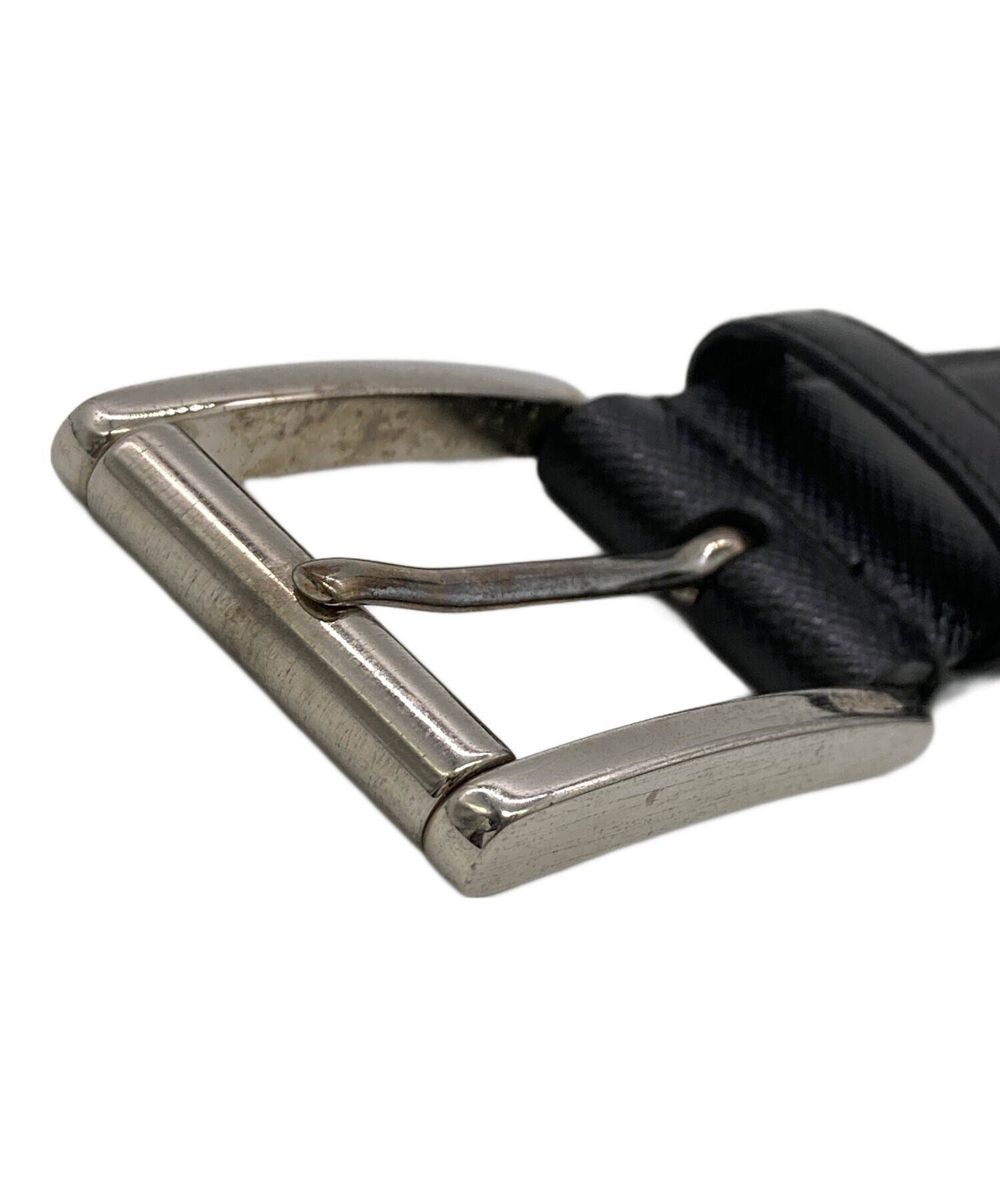 中古・古着通販】PRADA (プラダ) レザーベルト ブラック｜ブランド