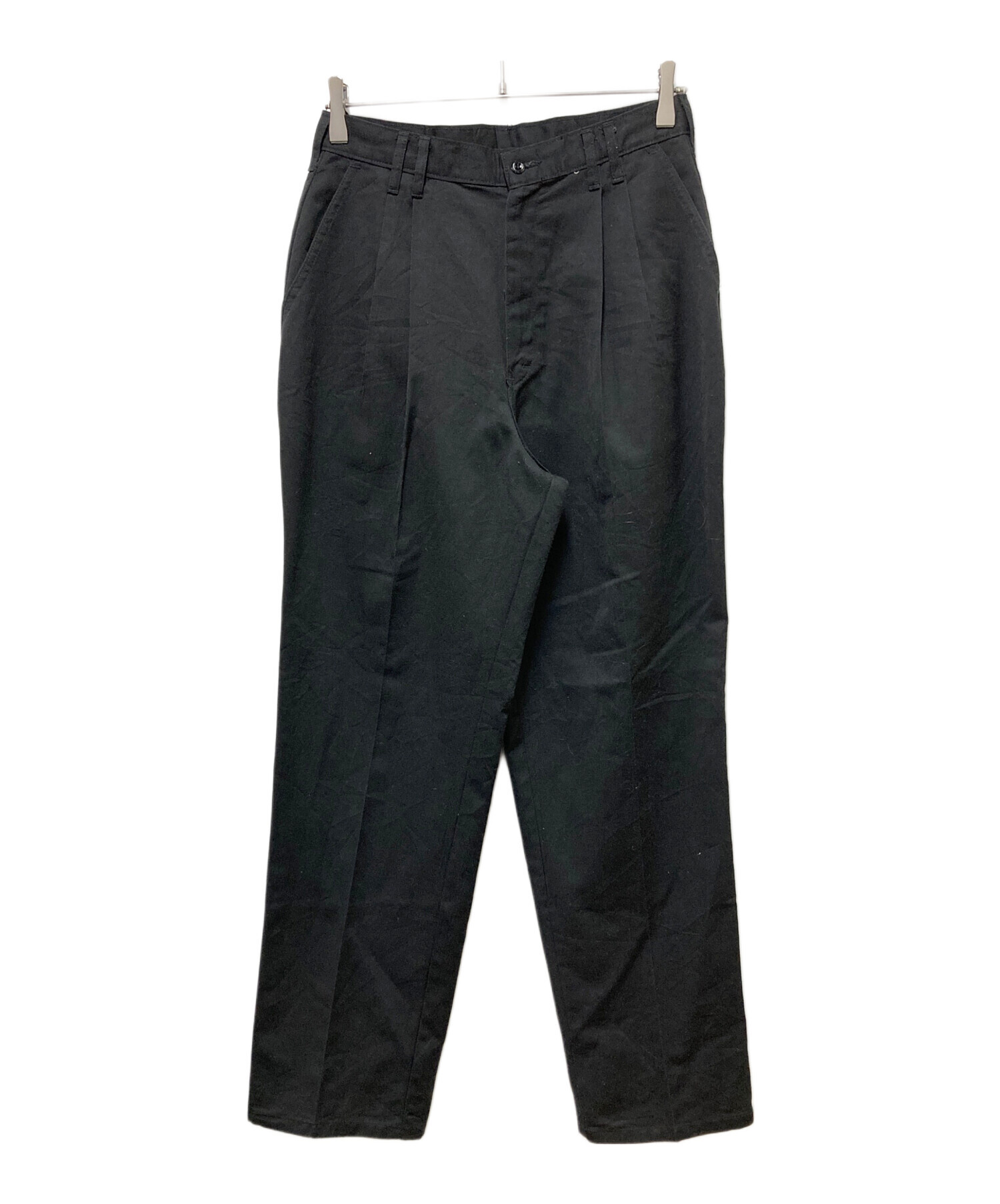 中古・古着通販】Dickies (ディッキーズ) 80s2タックパンツ ブラック
