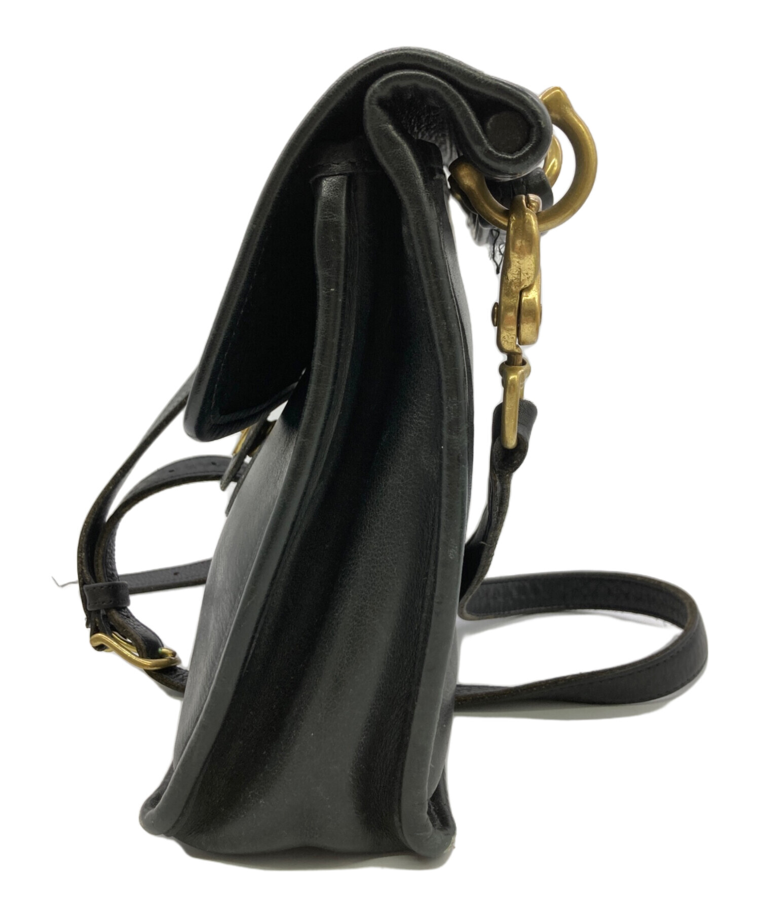 COACH ブラック ショルダーバッグ　ほぼ未使用 中古・古着通販】COACH (コーチ) ショルダーバッグ ブラック｜ブランド