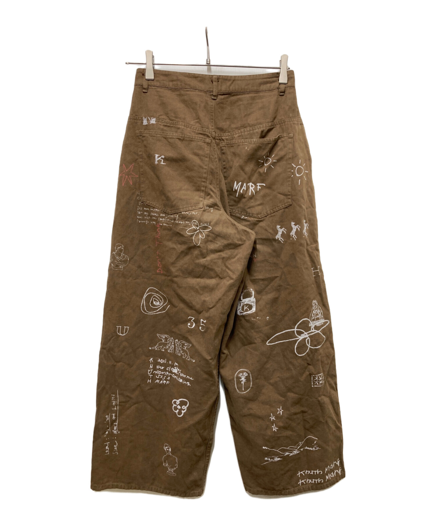 中古・古着通販】Knuth Marf (クヌースマーフ) high waist tattoo