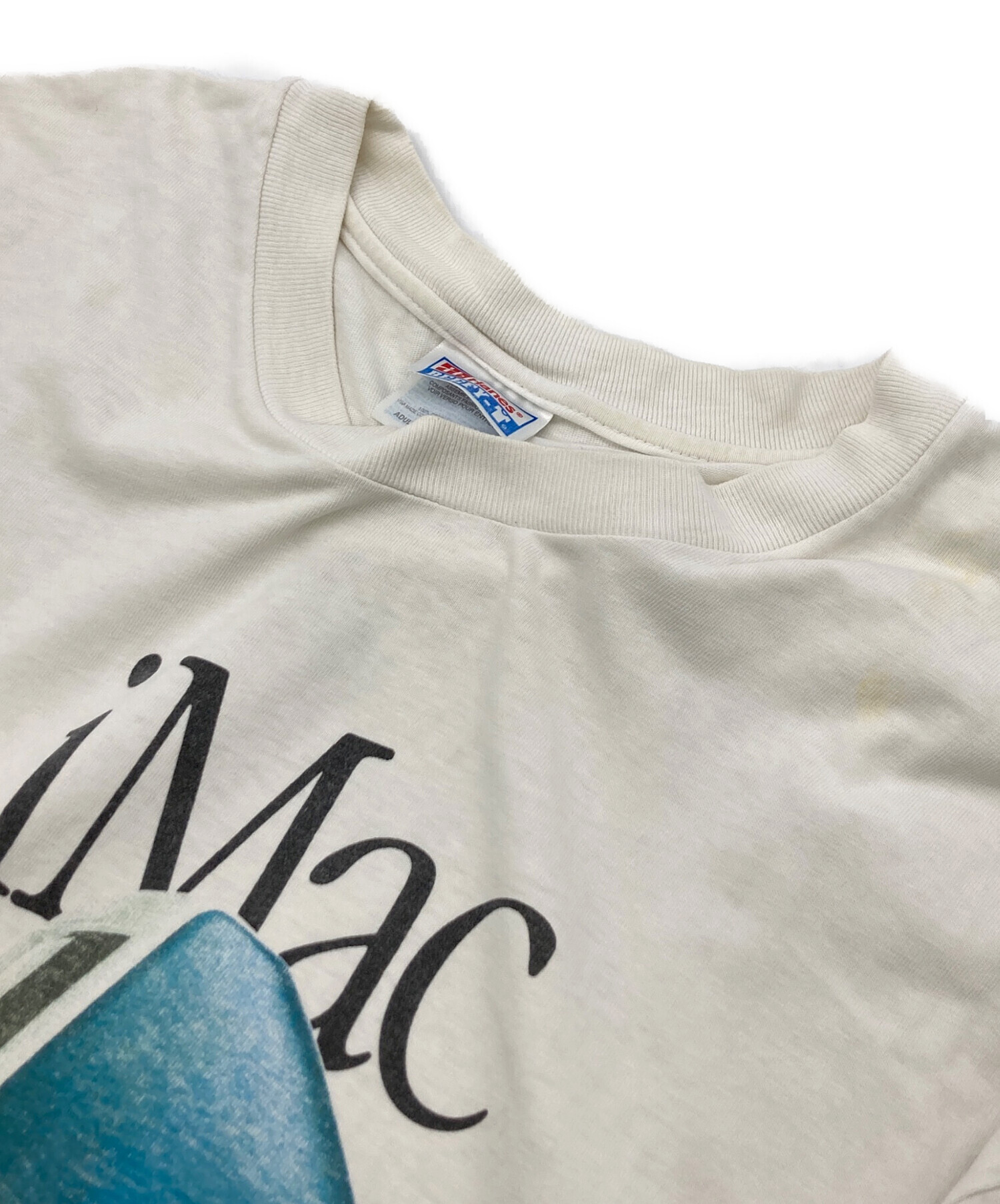 中古・古着通販】Hanes (ヘインズ) apple I mac 企業プリントTシャツ