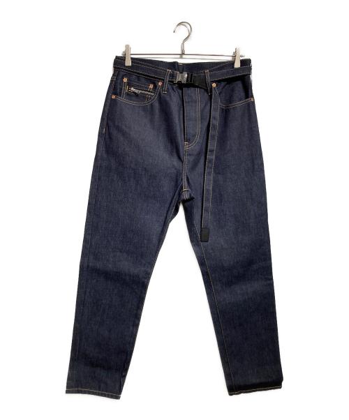 ろ*ん様 sacai サカイ 21AWベルテッドツータックパンツ サイズ1 中古・古着通販】sacai (サカイ) Belted denim pants/ベルテッドデニム