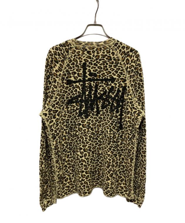 STUSSY サーマル　レオパード　ヒョウ柄　Sサイズ 中古・古着通販】stussy (ステューシー) Leopard Thermal Long Sleeve