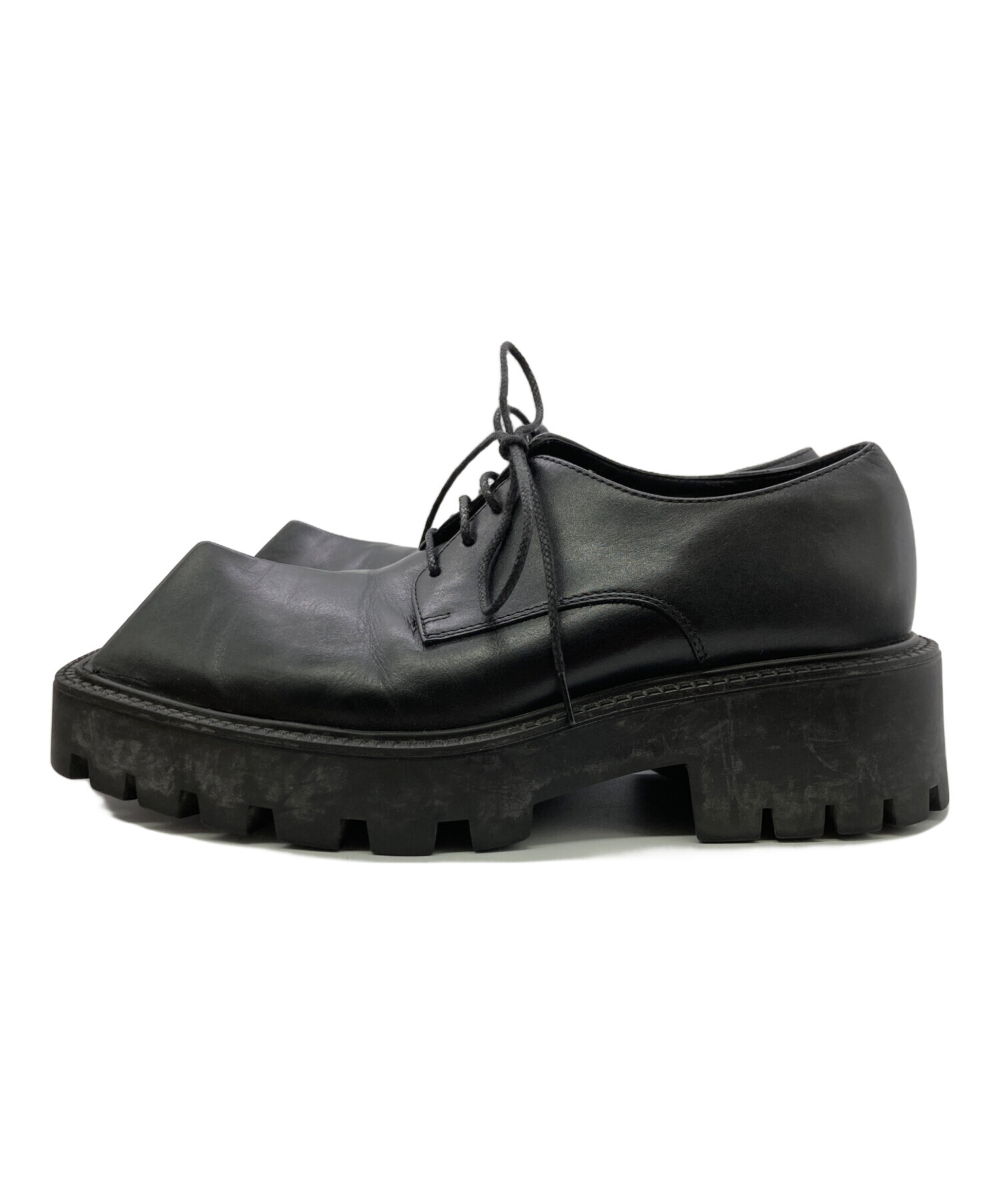 靴 Balenciaga Rhino 39 中古・古着通販】BALENCIAGA (バレンシアガ) RHINO ダービーシューズ