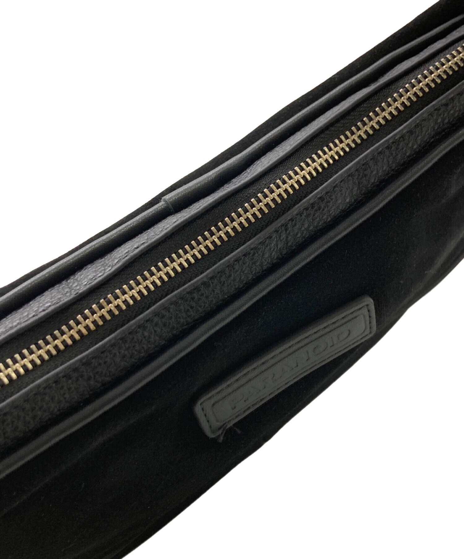 中古・古着通販】PARANOID (パラノイド) Leather Piping Hand Bag