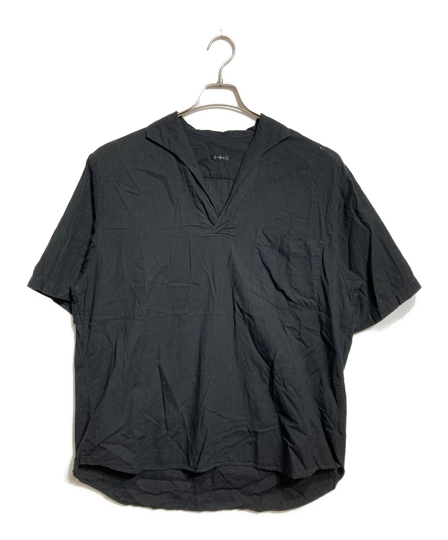 中古・古着通販】COMOLI (コモリ) ベタシャン スキッパー半袖シャツ