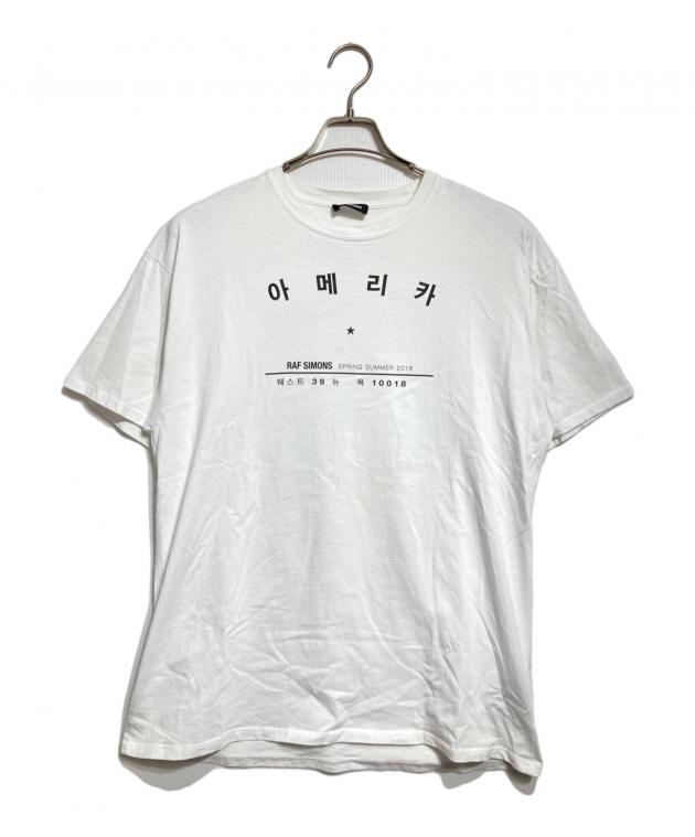 中古・古着通販】RAF SIMONS (ラフシモンズ) TOUR T-SHIRTS/ﾂｱｰTシャツ