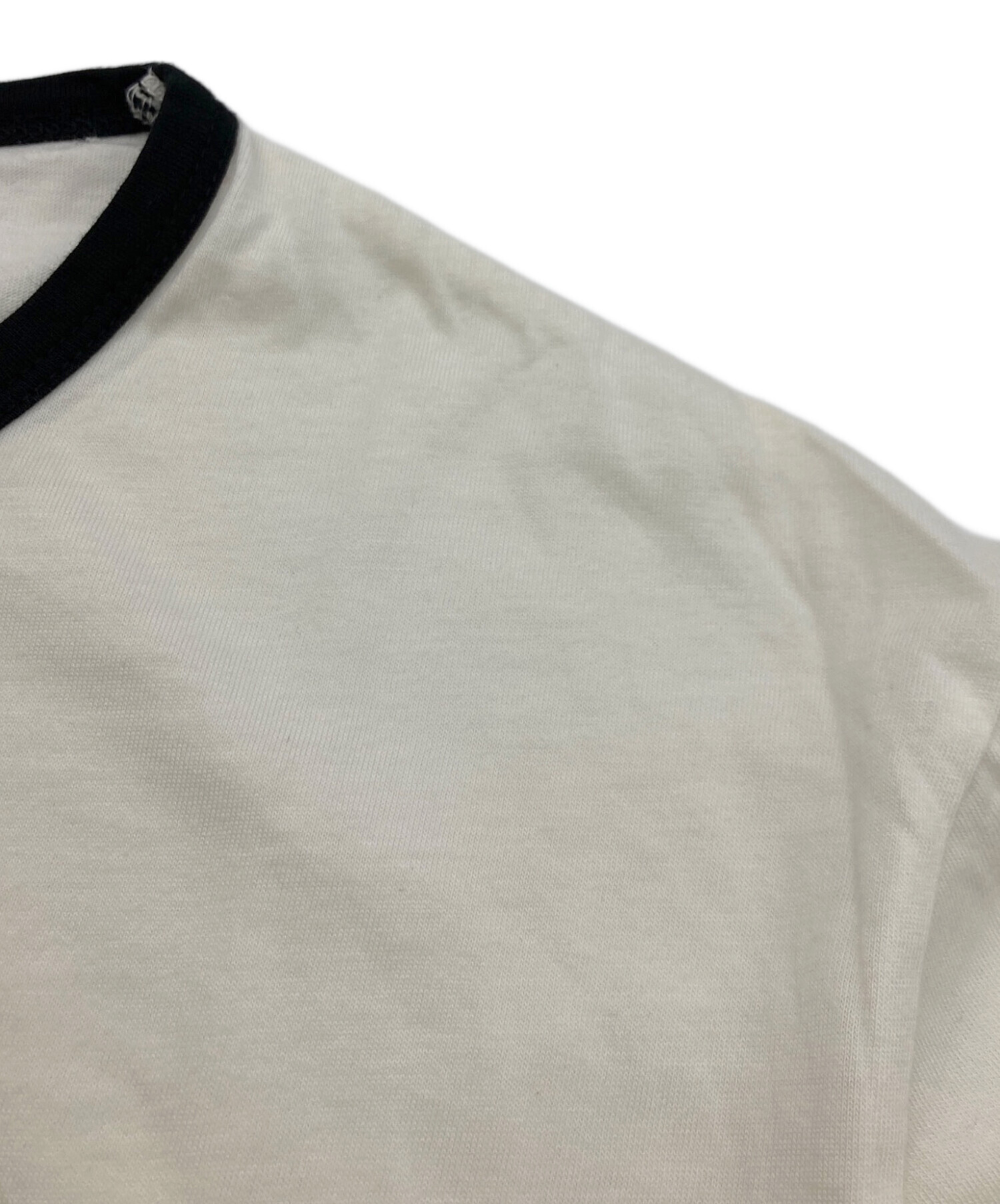 中古・古着通販】ORIMI (オリミ) リンガーTシャツ ホワイト サイズ