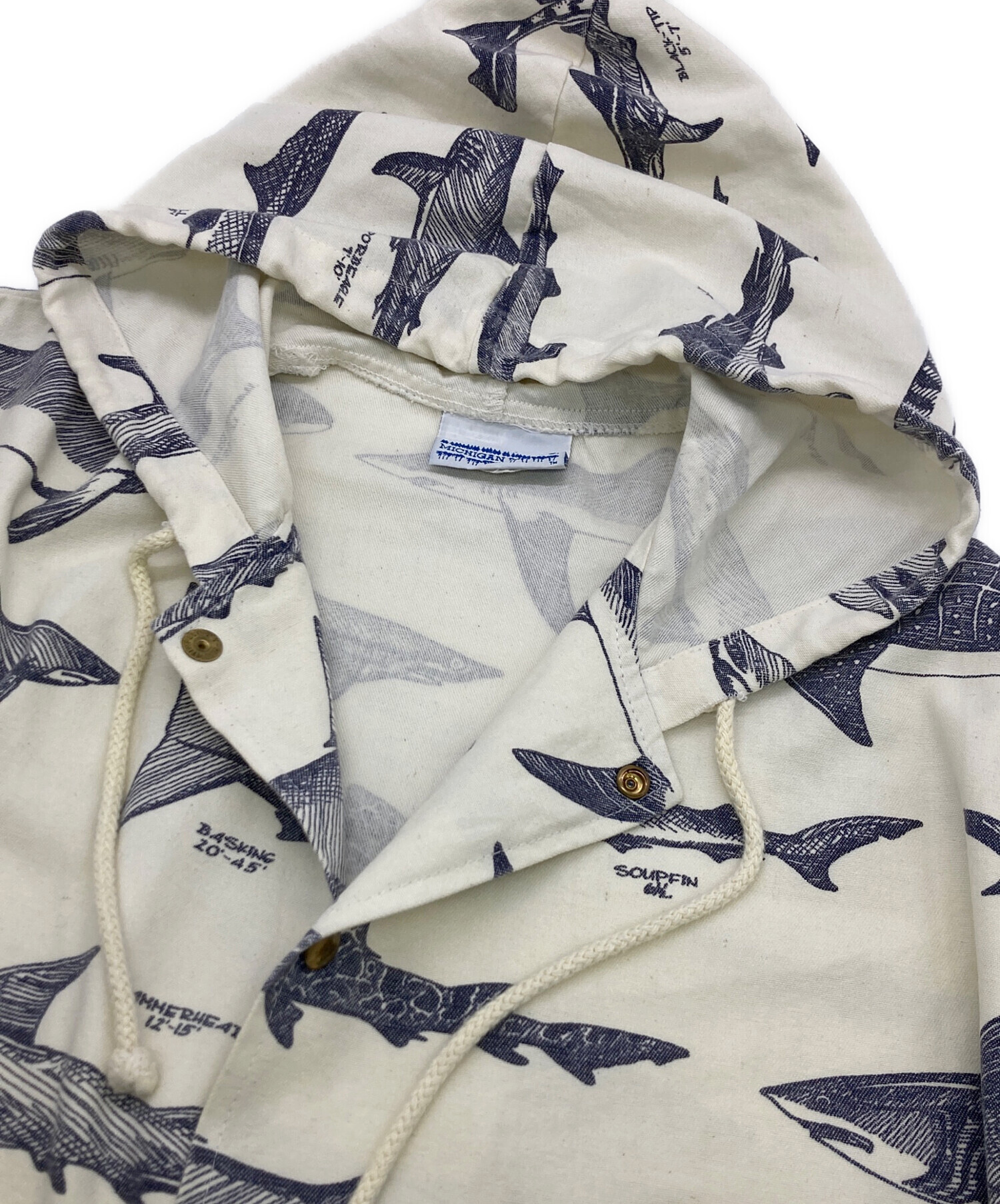 中古・古着通販】MICHIGAN RAG CO (ミシガンラグ) フィッシュプリント