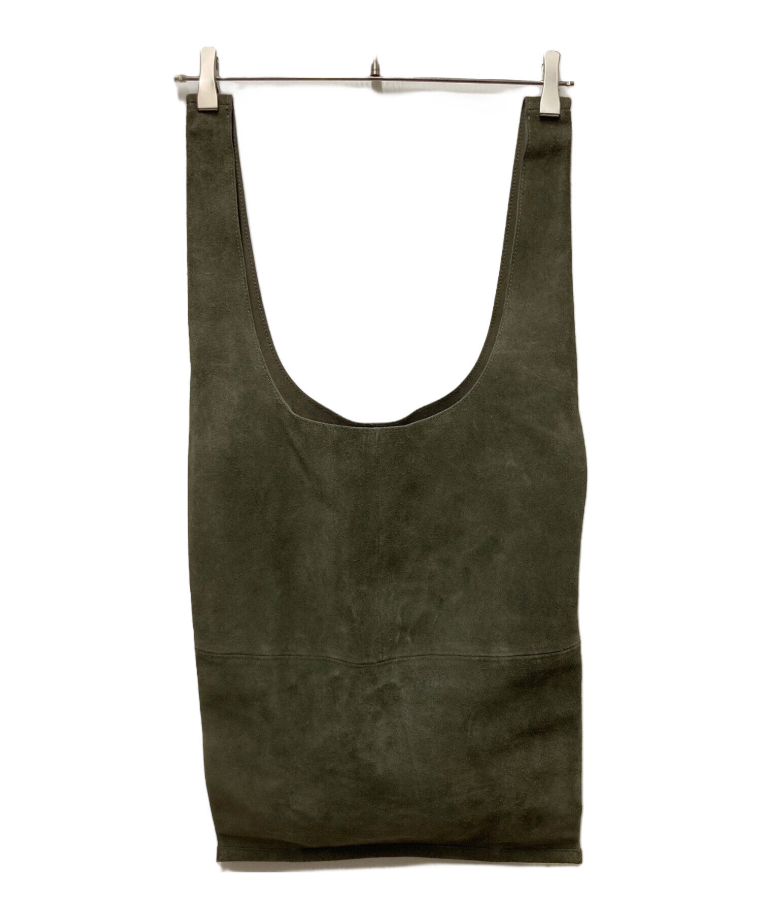 中古・古着通販】COS (コス) slouchy suede tote bag グリーン