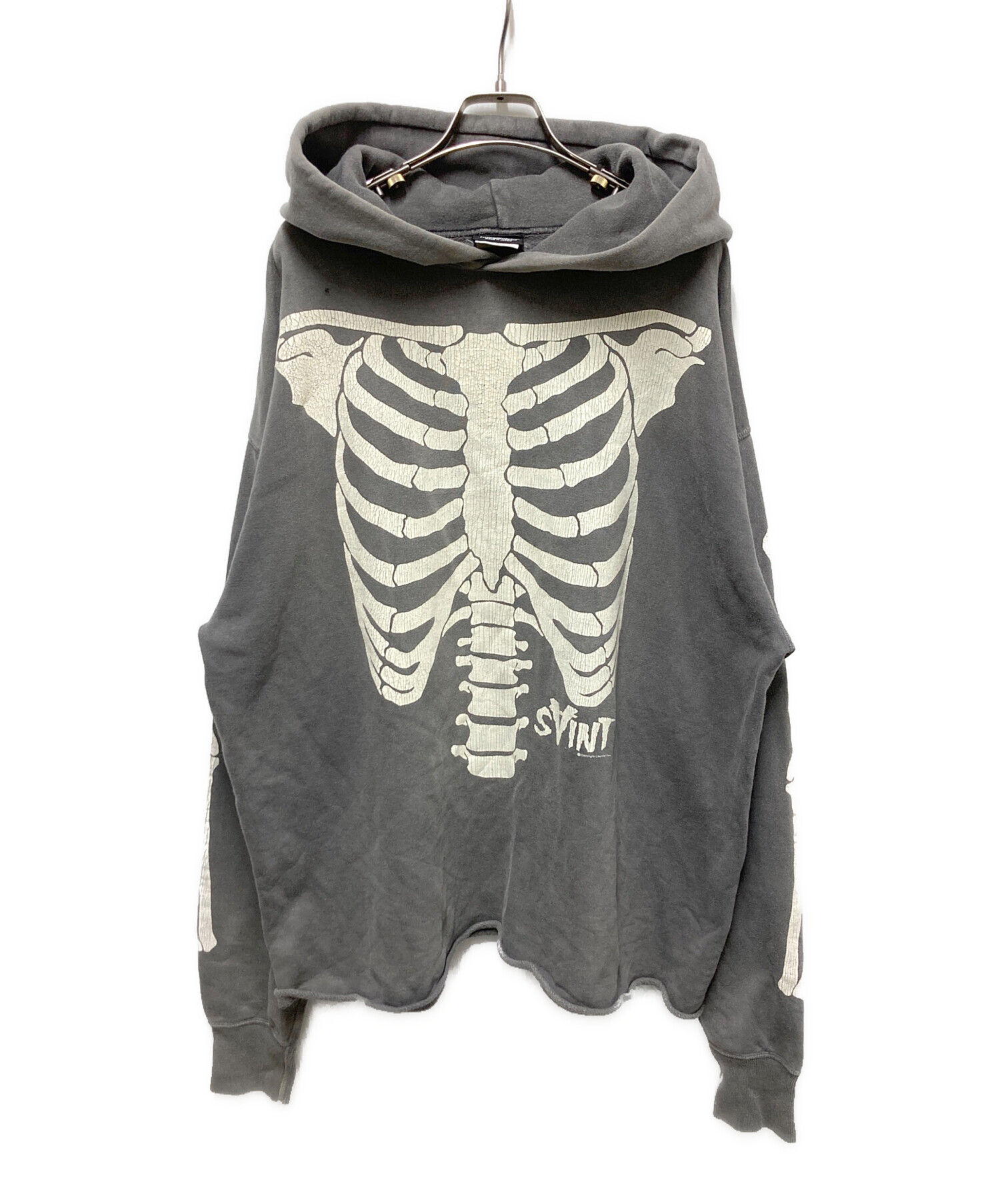 中古・古着通販】SAINT MICHAEL (セントマイケル) BONE HOODIE グレー