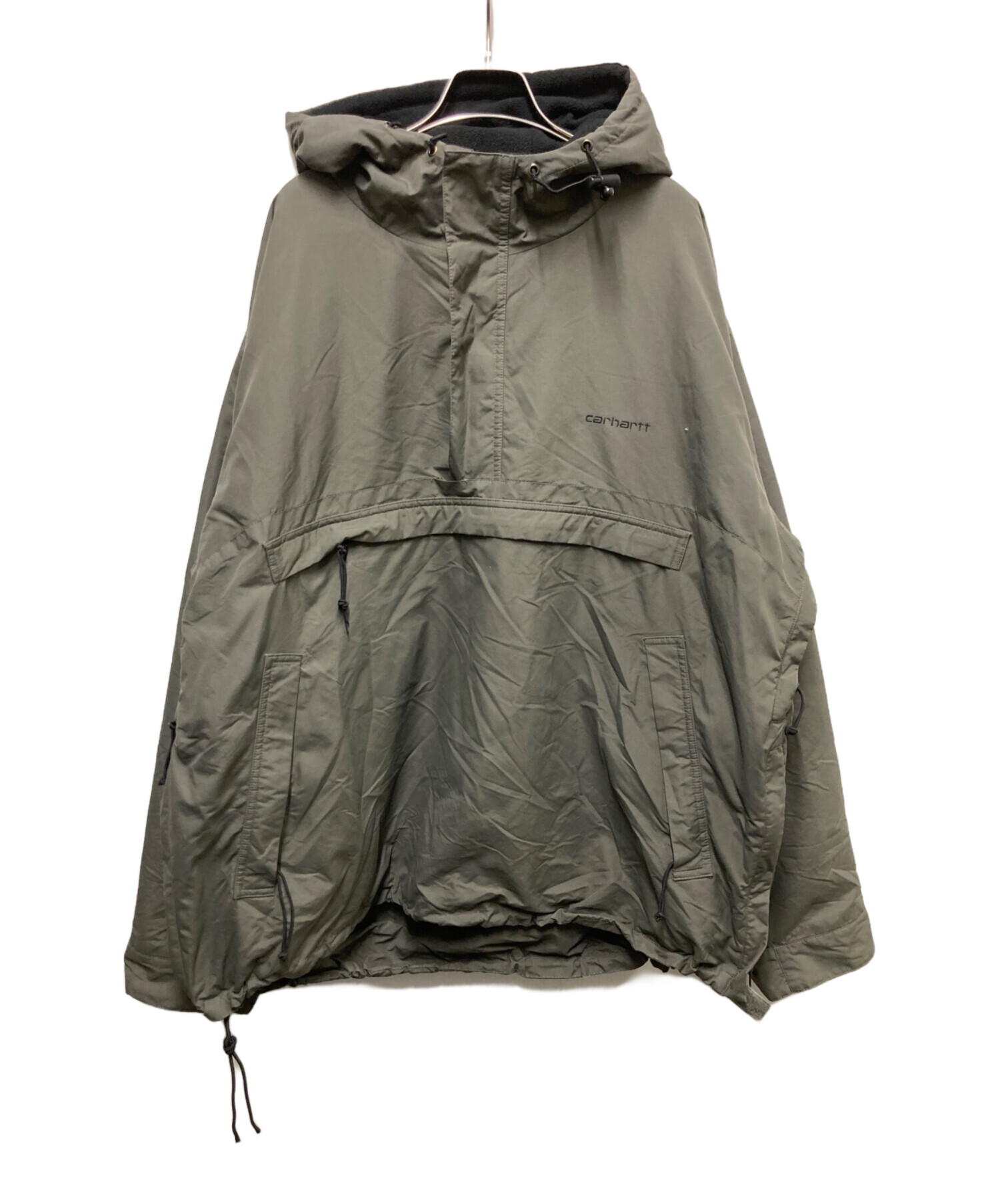 carhartt (カーハート)アノラックパーカー　Lサイズ 中古・古着通販】CarHartt (カーハート) アノラックパーカー オリーブ