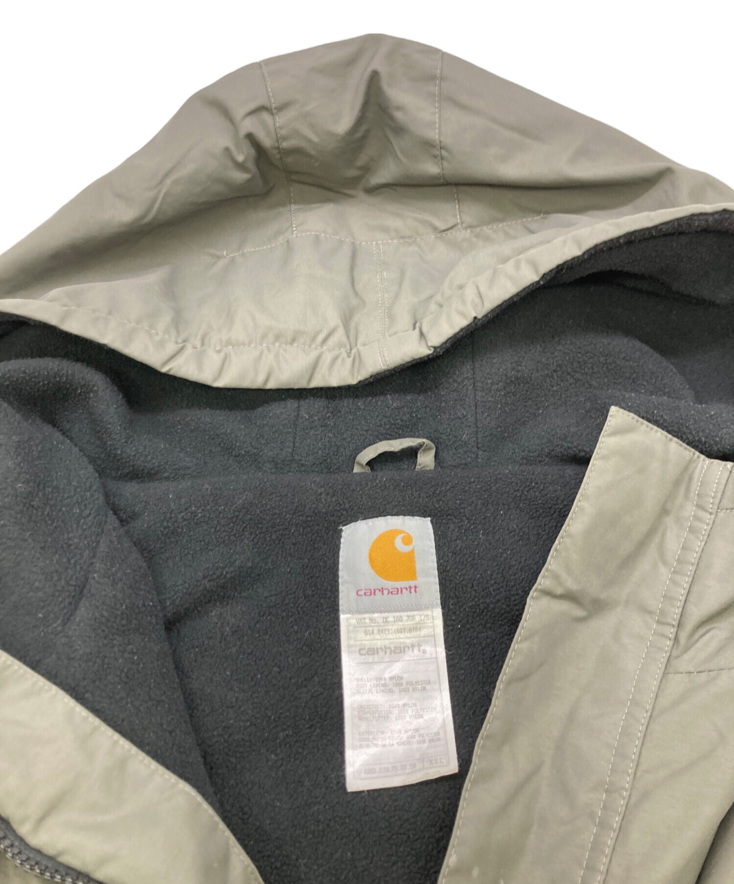 中古・古着通販】CarHartt (カーハート) アノラックパーカー オリーブ