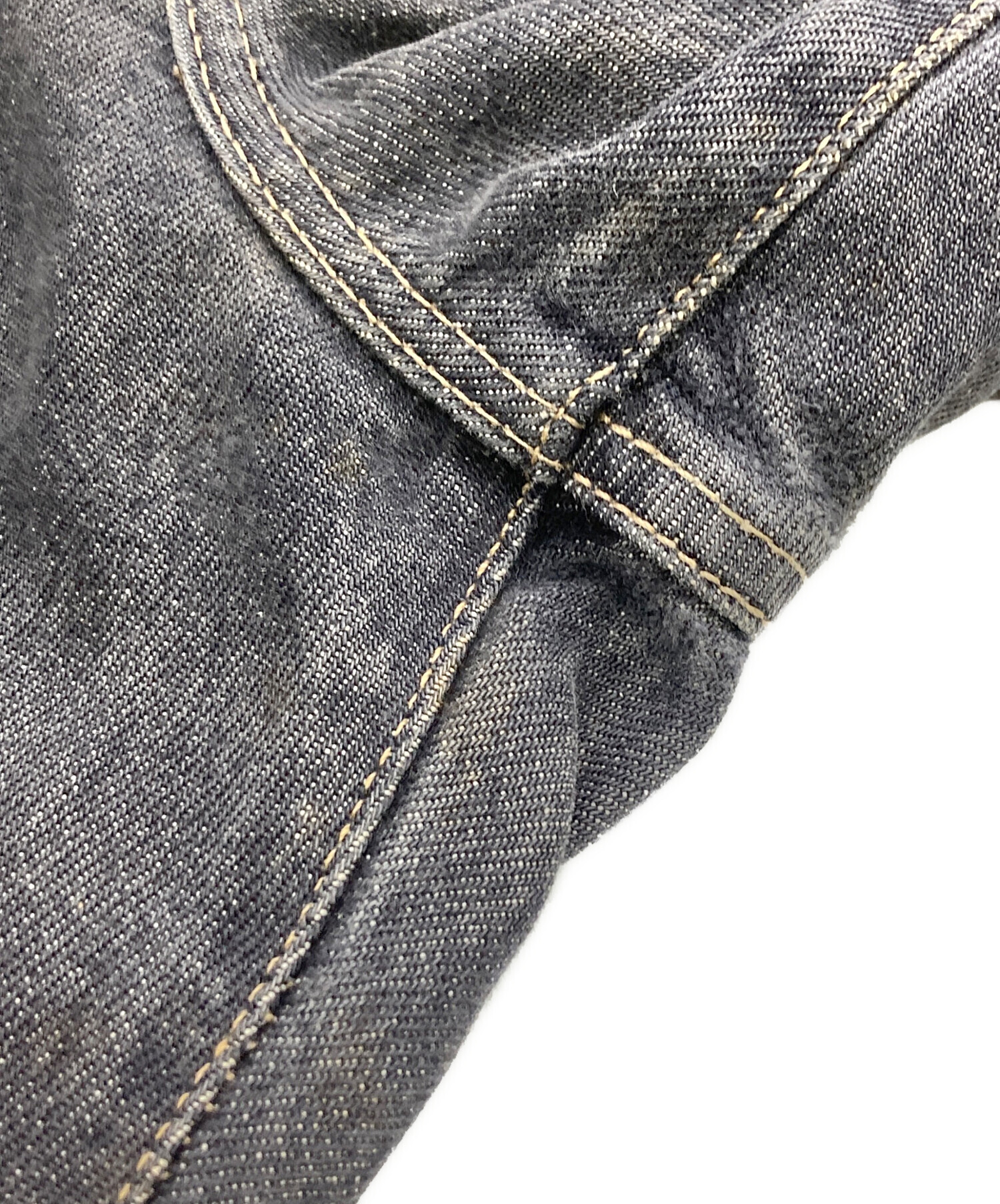 中古・古着通販】RRL (ダブルアールエル) ブラックデニムパンツ
