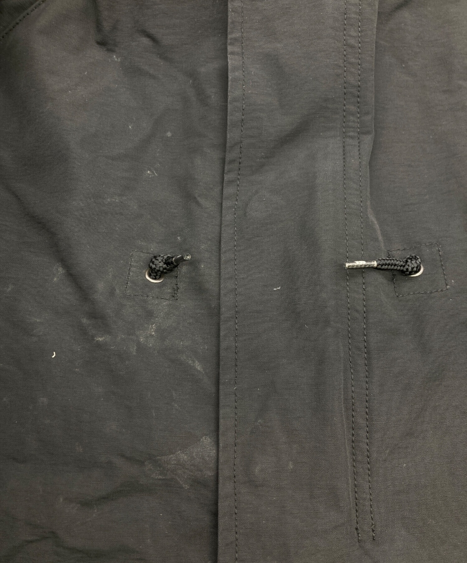 ミリタリージャケット WIND AND SEA WDS FIELD PARKA L 中古・古着通販】WIND AND SEA (ウィンダンシー) FIELD PARKA ブラック