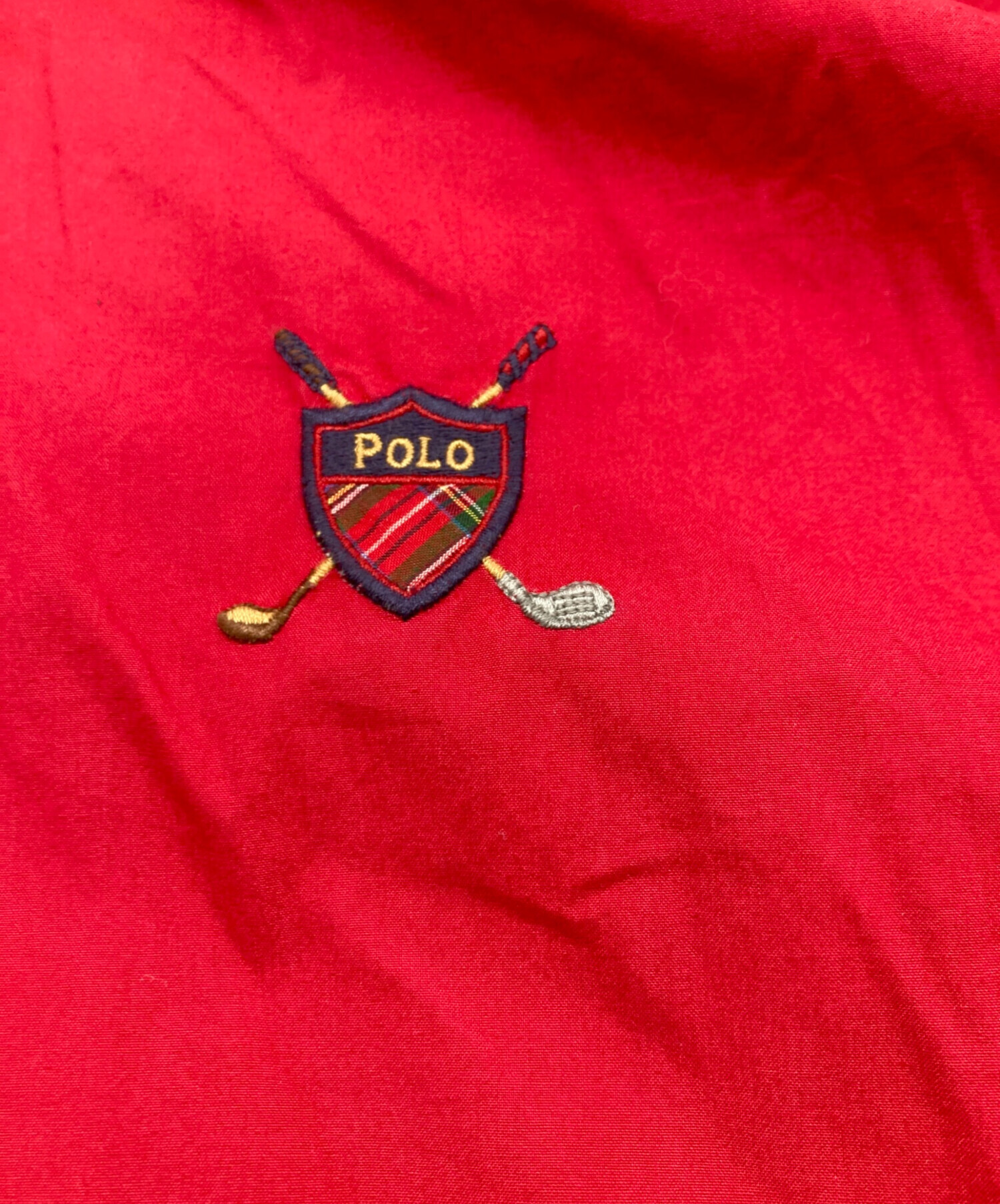 中古・古着通販】POLO GOLF (ポロ ゴルフ) スイングトップ レッド