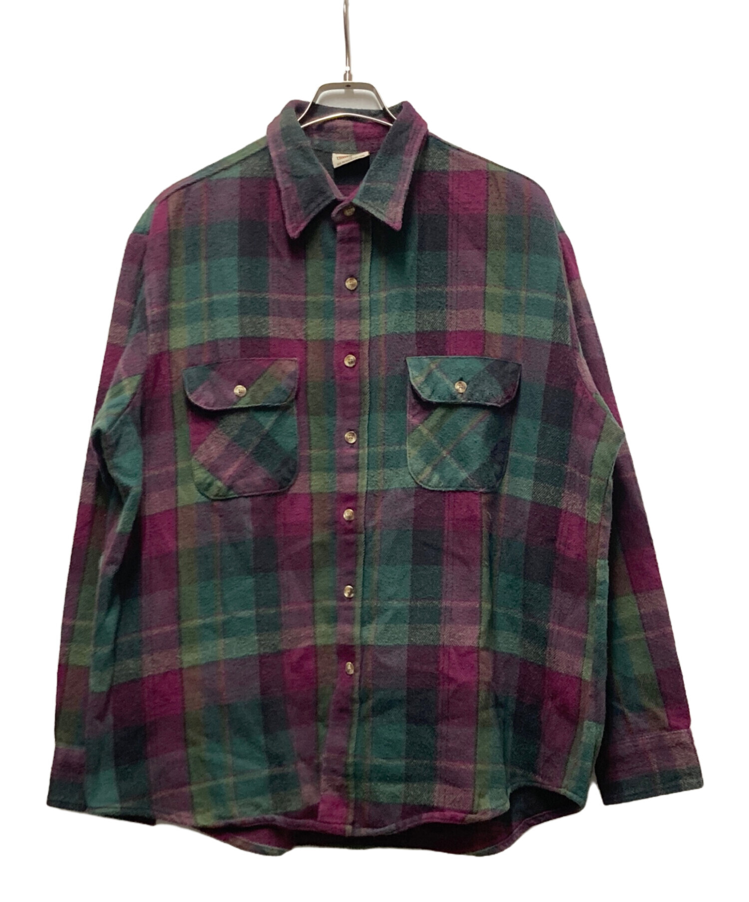 M*i様 FIVE BROTHERファイブブラザー ヘビーネルシャツ 90's 中古・古着通販】FIVE BROTHER (ファイブブラザー) 90s コットンヘビー