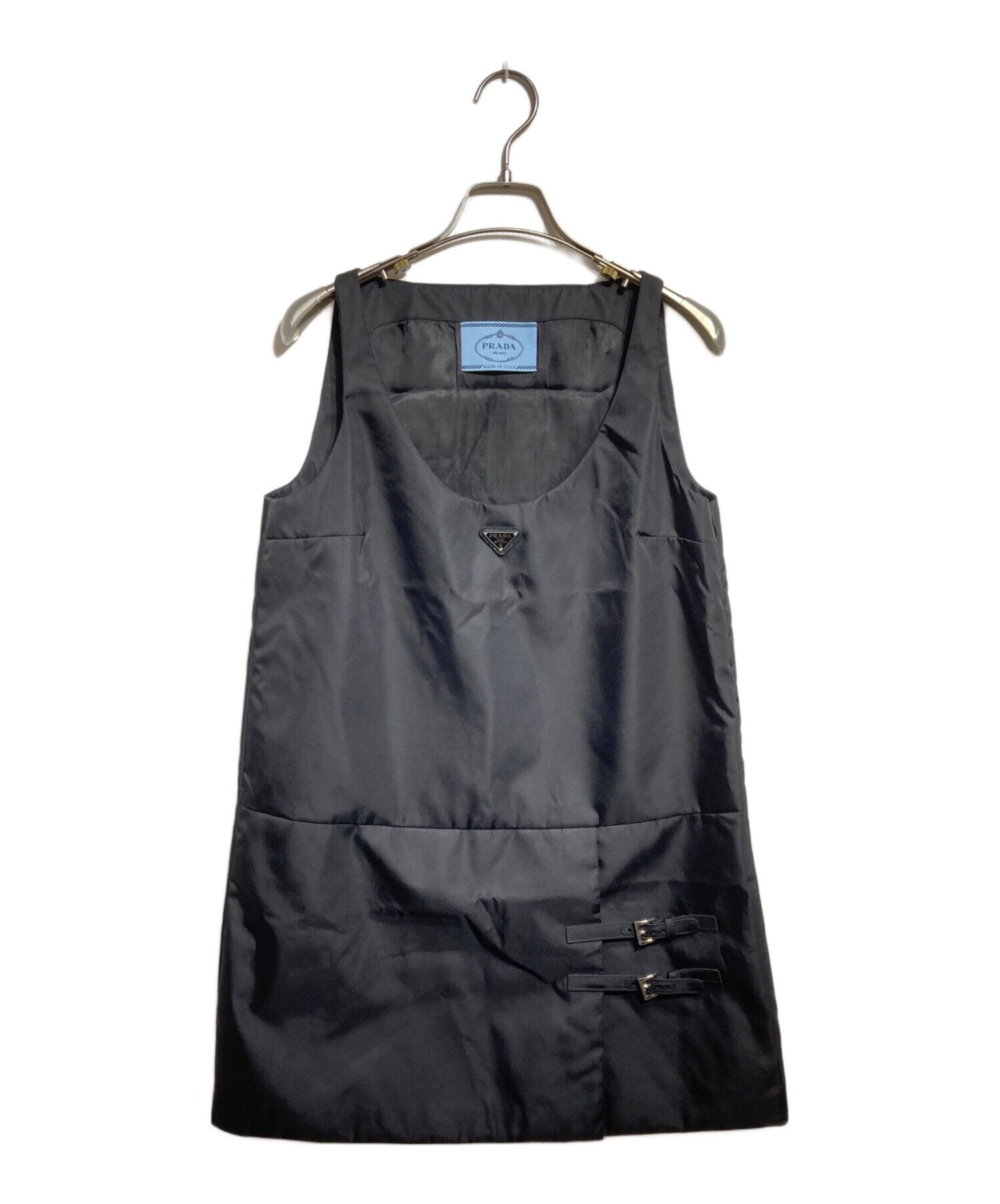 PRADA プラダノースリーブドレス 中古・古着通販】PRADA (プラダ) RE-NYLON ノースリーブドレス