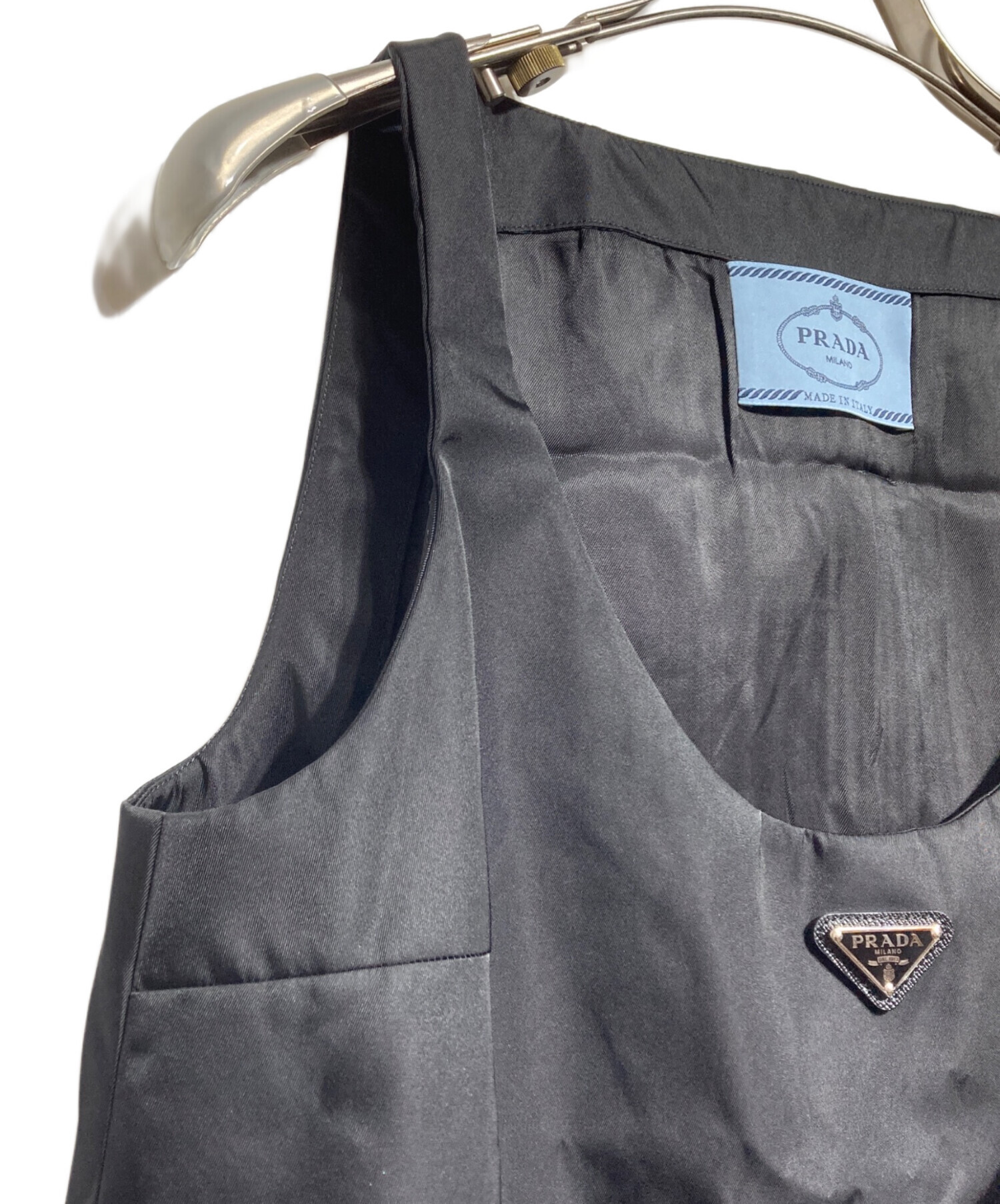 中古・古着通販】PRADA (プラダ) RE-NYLON ノースリーブドレス