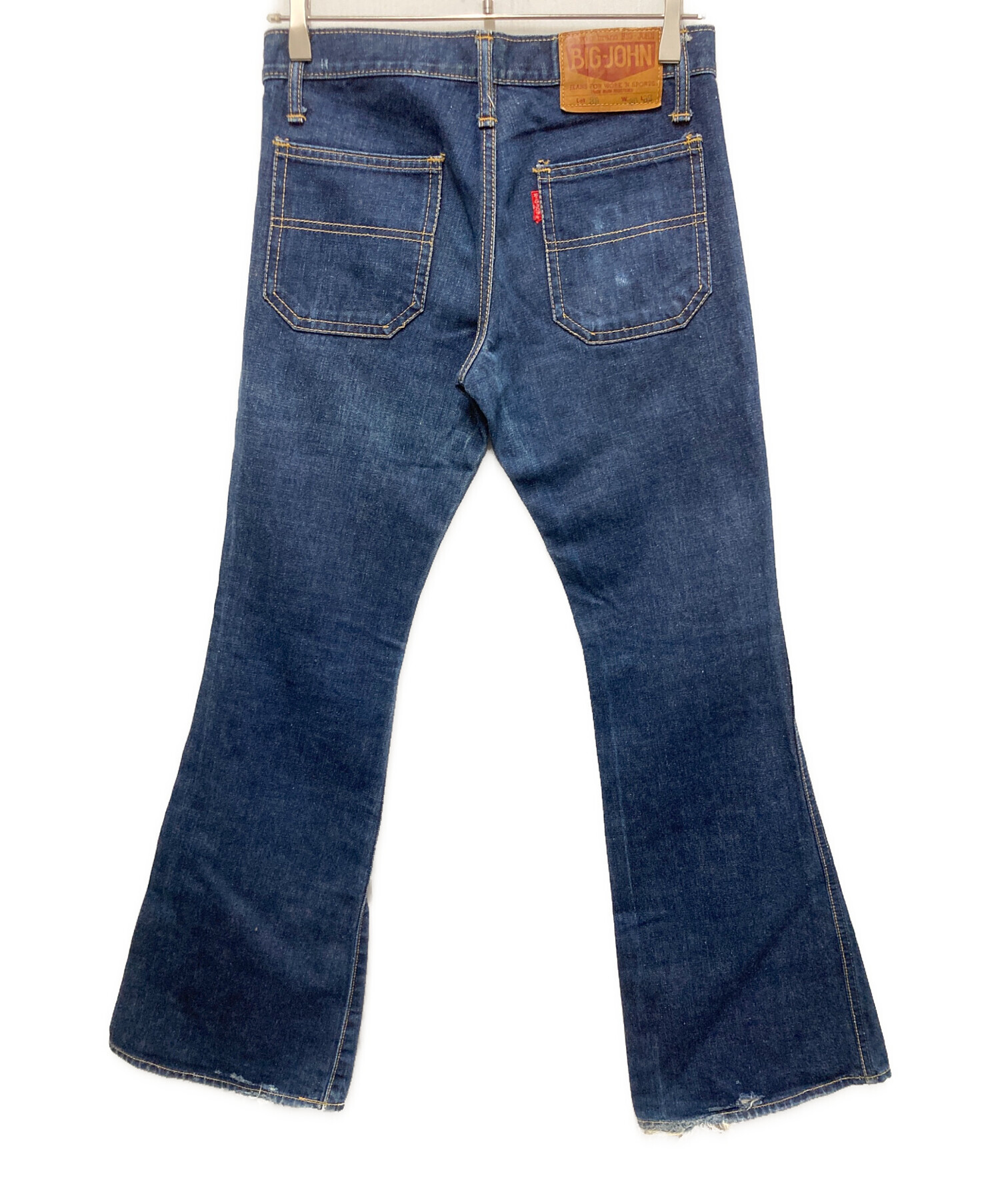 70s 80s 90s bigjohn ベルボトム　w30 ブーツカットデニム 中古・古着通販】BIG JOHN (ビッグジョン) LOT39 ベルボトムブーツ