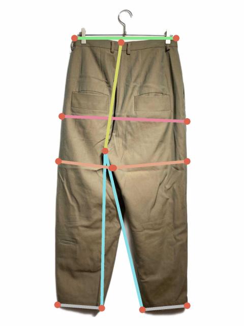 中古・古着通販】Dulcamara (ドゥルカマラ) 2タック ワイドパンツ