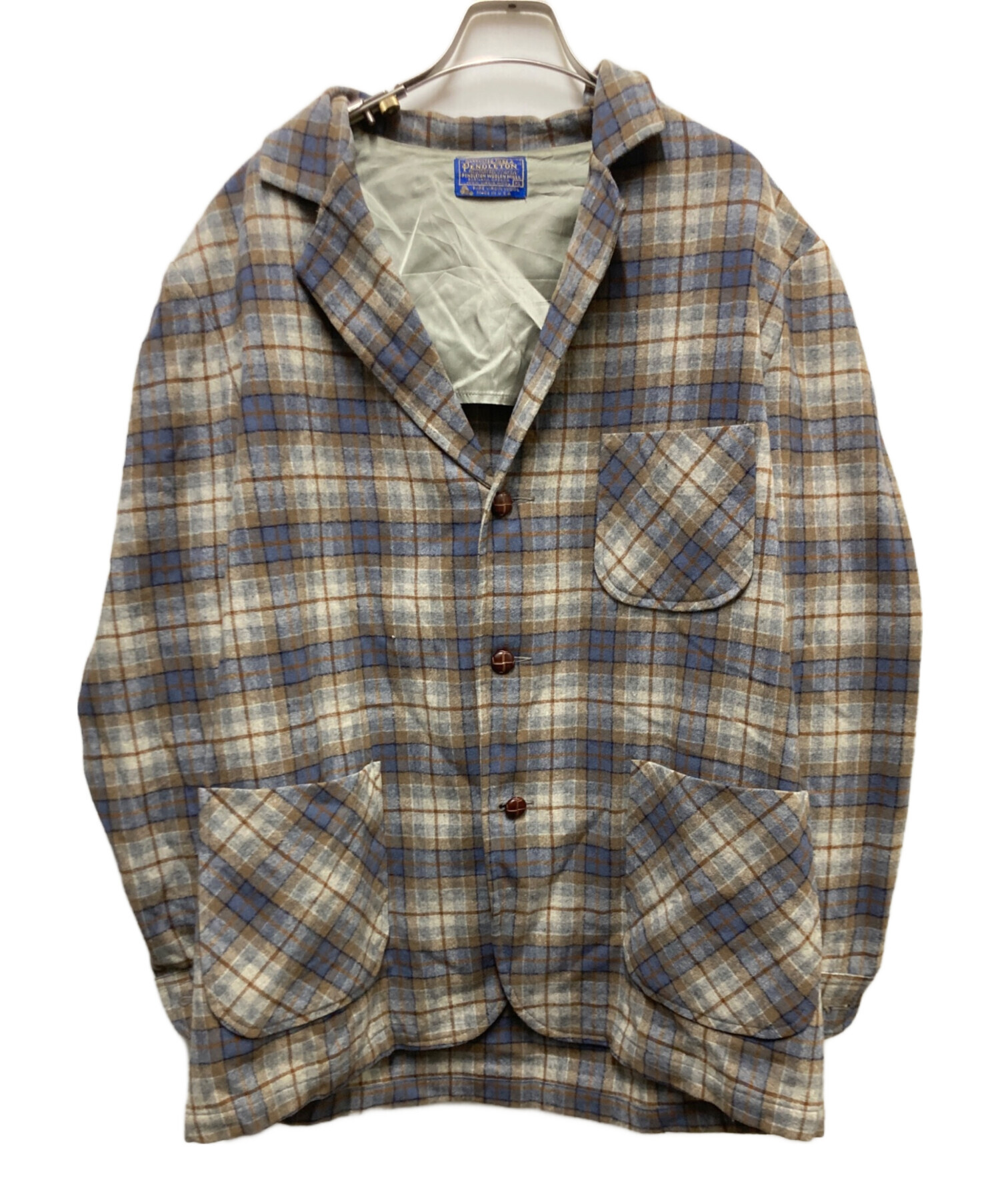中古・古着通販】PENDLETON (ペンドルトン) 70s-80s ウールチェック3B