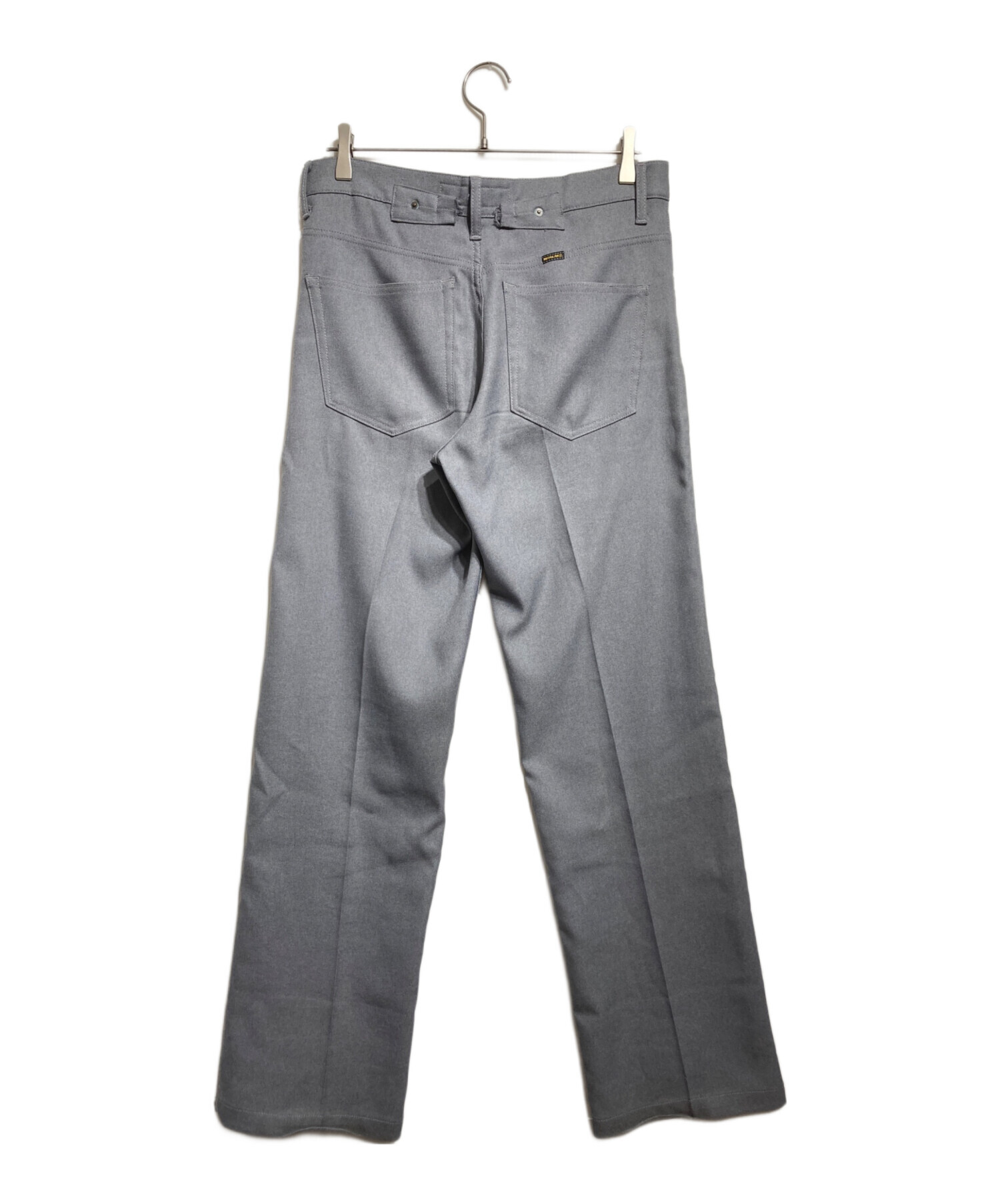 【21ss】DAIRIKU ダイリク スラックス スタプレパンツ グレー 29 中古・古着通販】DAIRIKU (ダイリク) Straight Pressed Pants