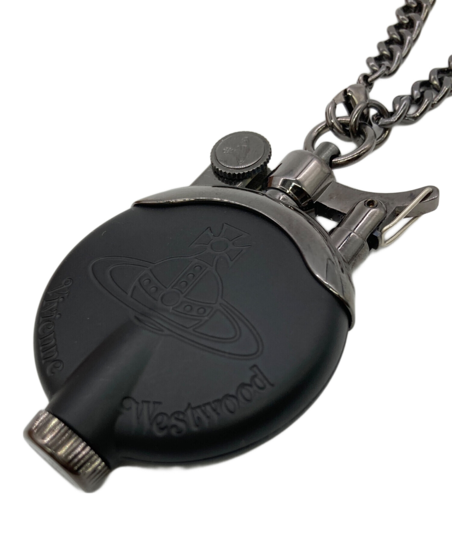 Vivienne Westwood ライター型 ネックレス ブラック 中古・古着通販】Vivienne Westwood (ヴィヴィアンウエストウッド
