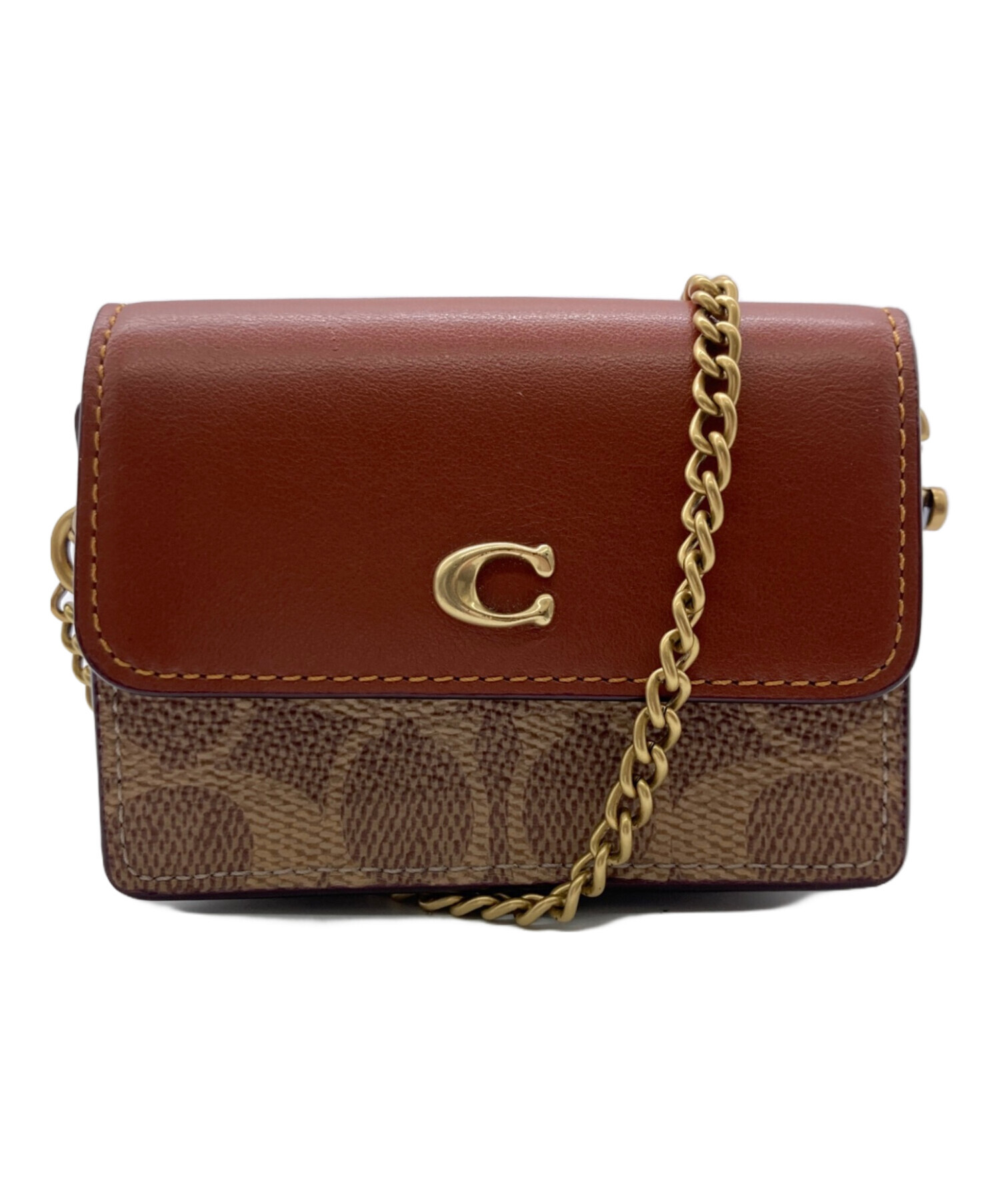 中古・古着通販】COACH (コーチ) Colorblock Coated Canvas Signature