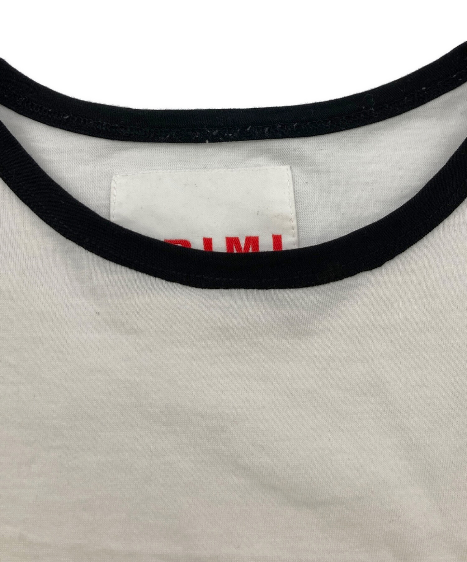 中古・古着通販】ORIMI (オリミ) リンガーTシャツ ホワイト サイズ